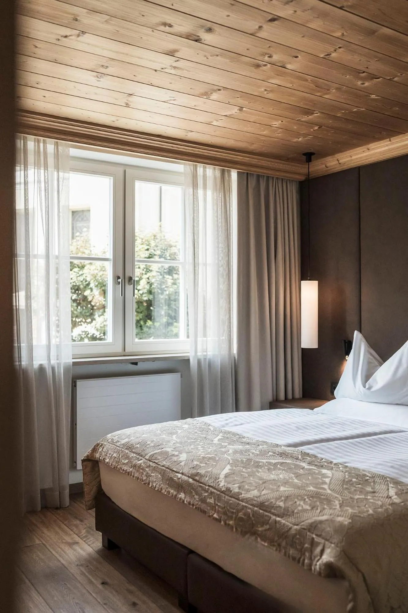 View (from property/room), Bed in Adler Spa Resort Dolomiti