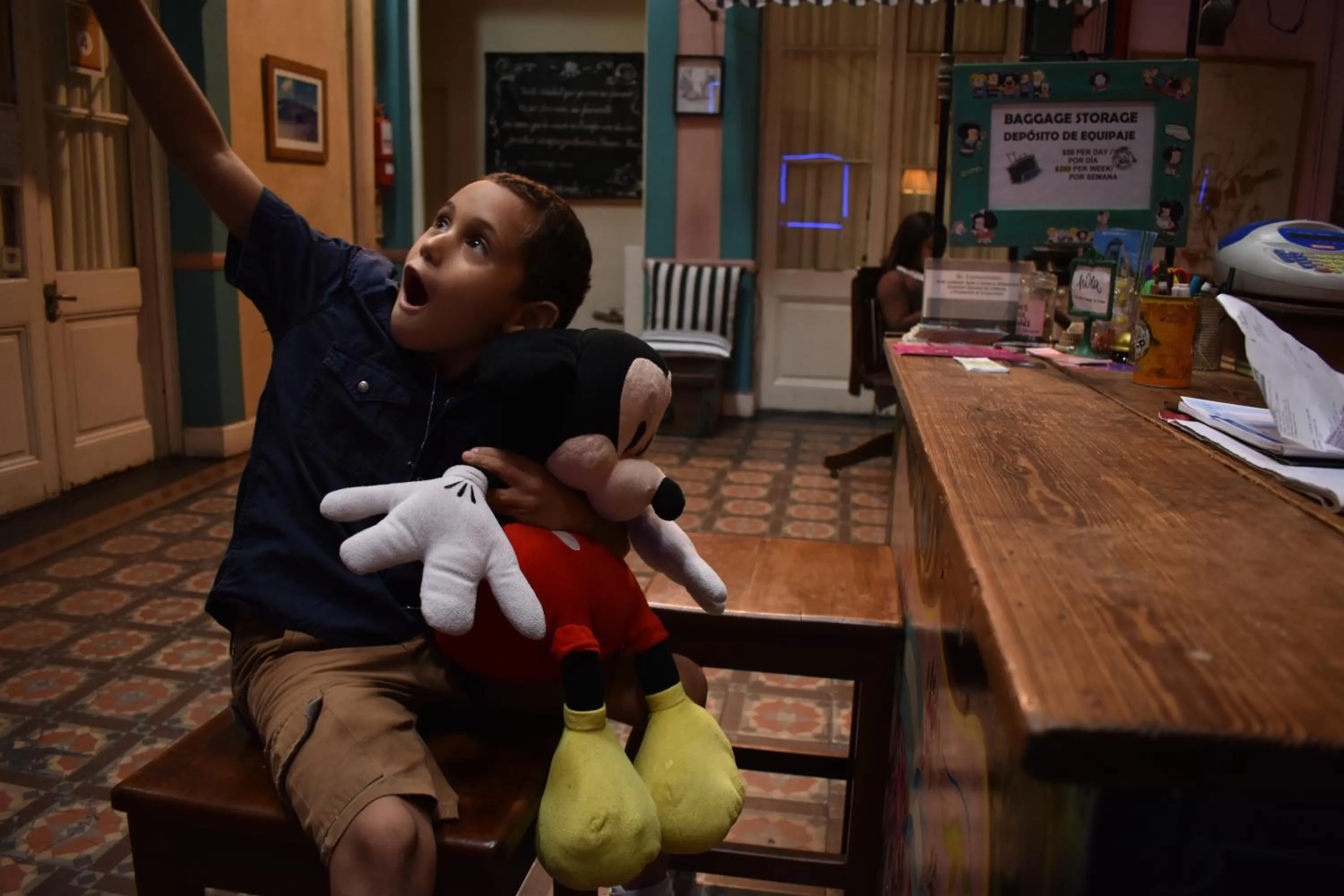 Family in BA Stop Hotel House