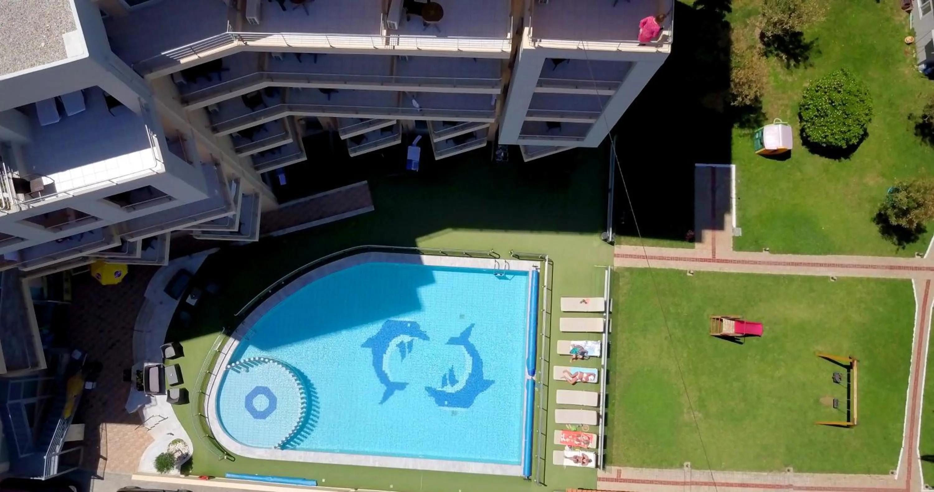 Bird's eye view in Hotel Christina