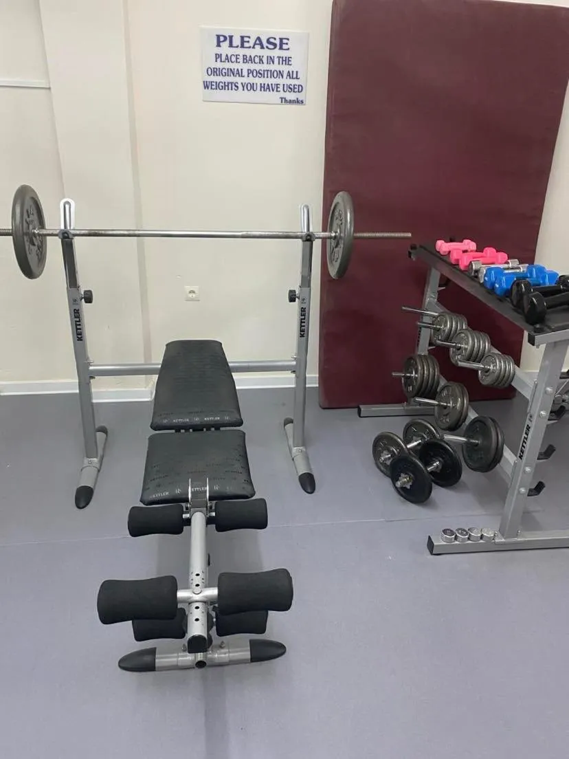 Fitness centre/facilities in Hotel Christina