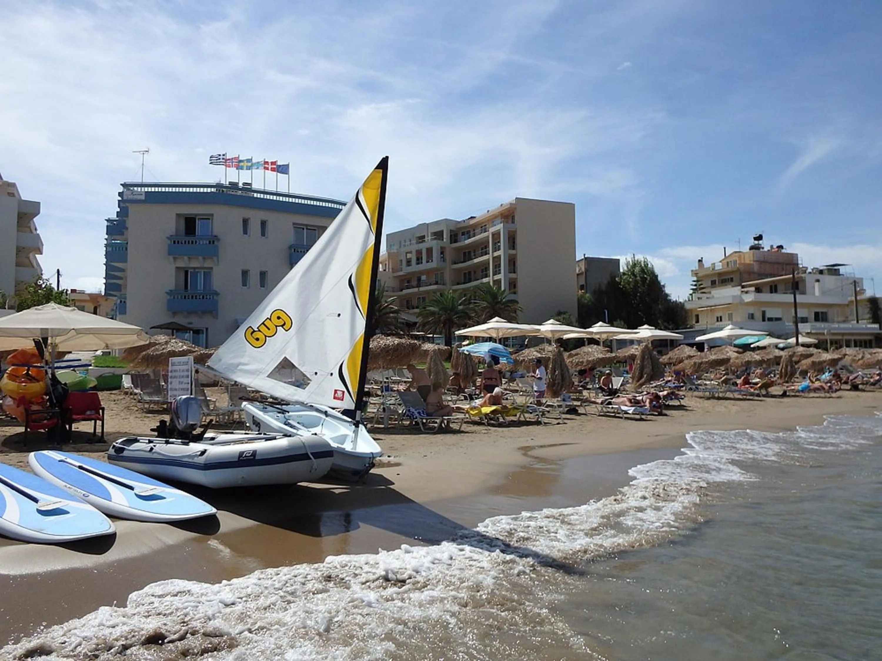 Beach in Hotel Christina