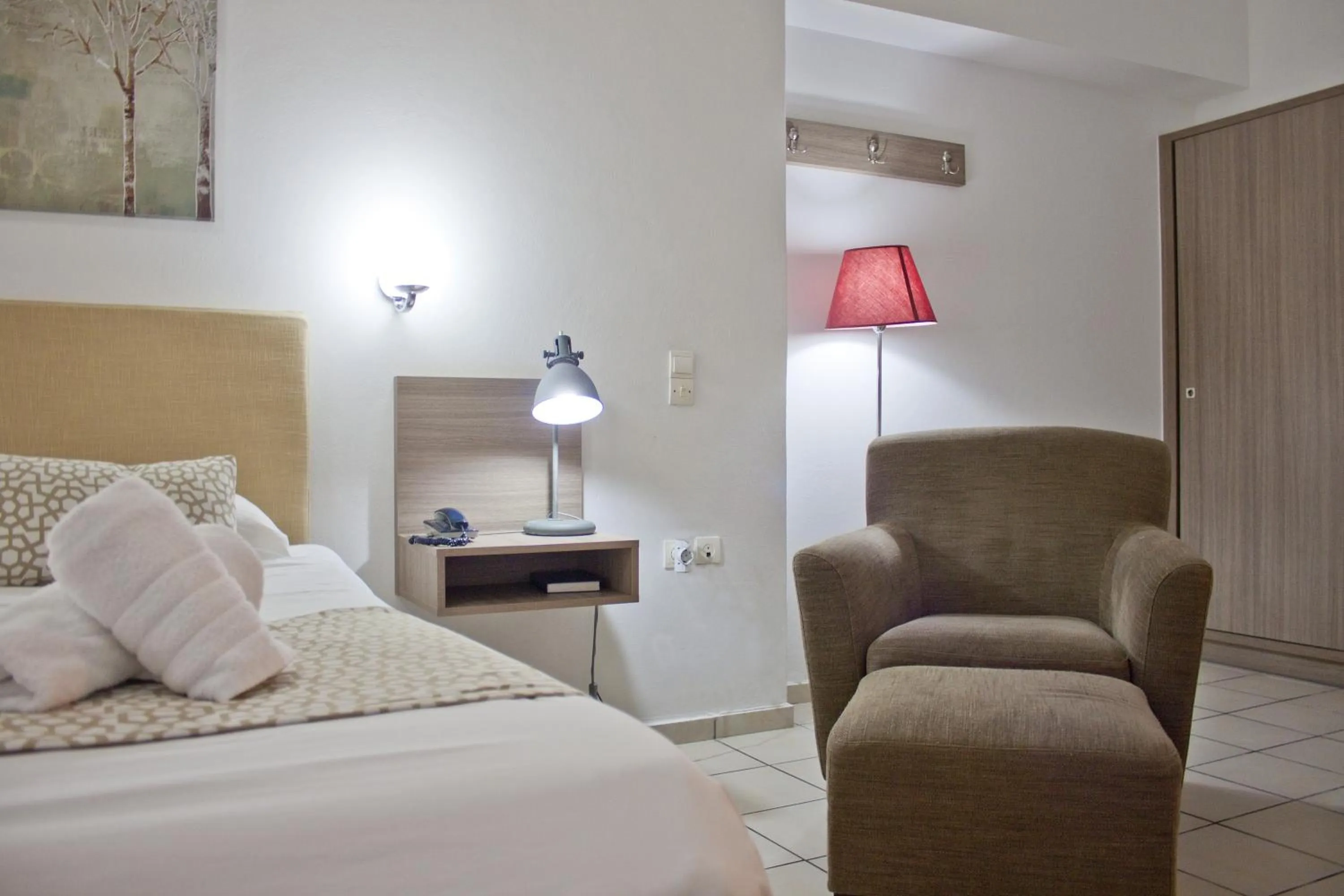 Bedroom, Bed in Hotel Christina