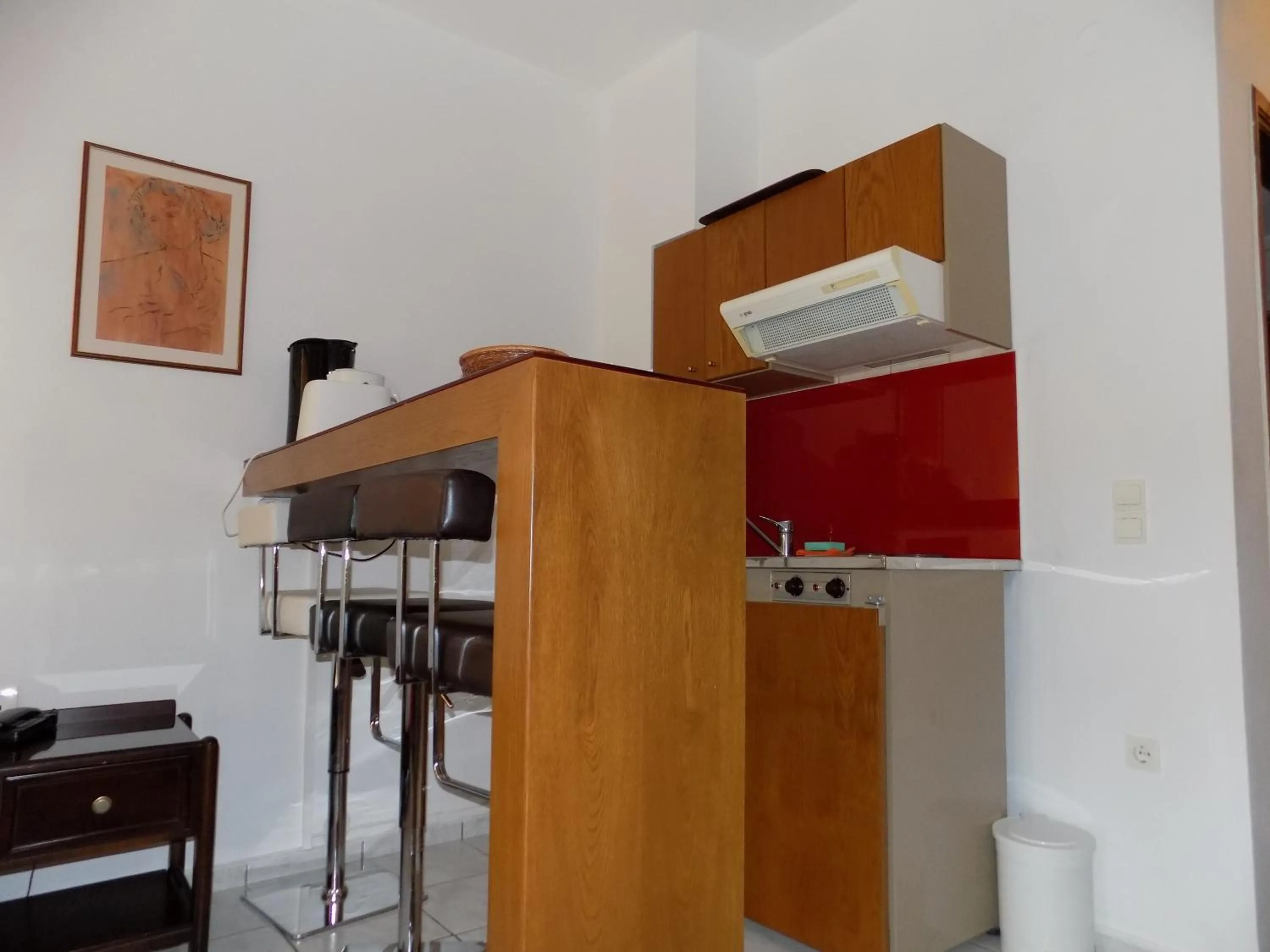 Kitchen or kitchenette in Hotel Christina