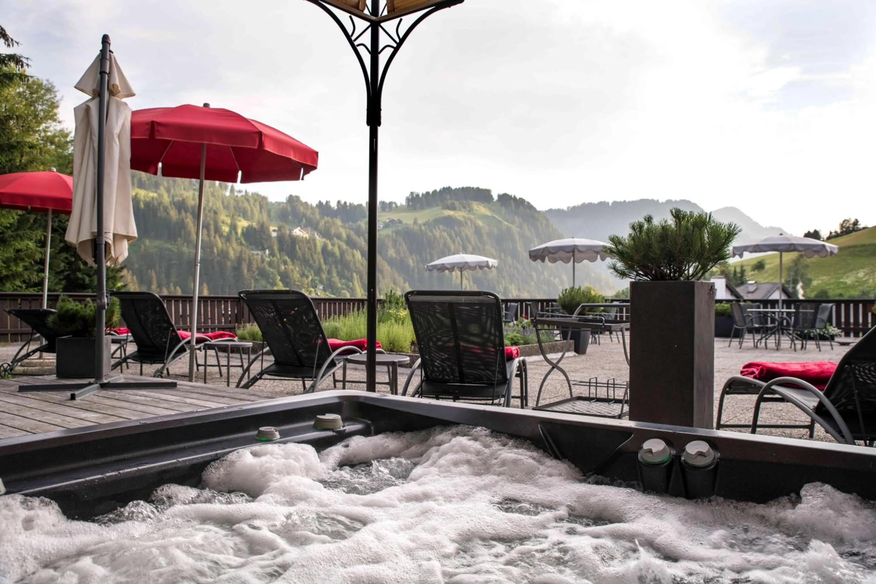 Solarium in Grand Hotel Wolkenstein
