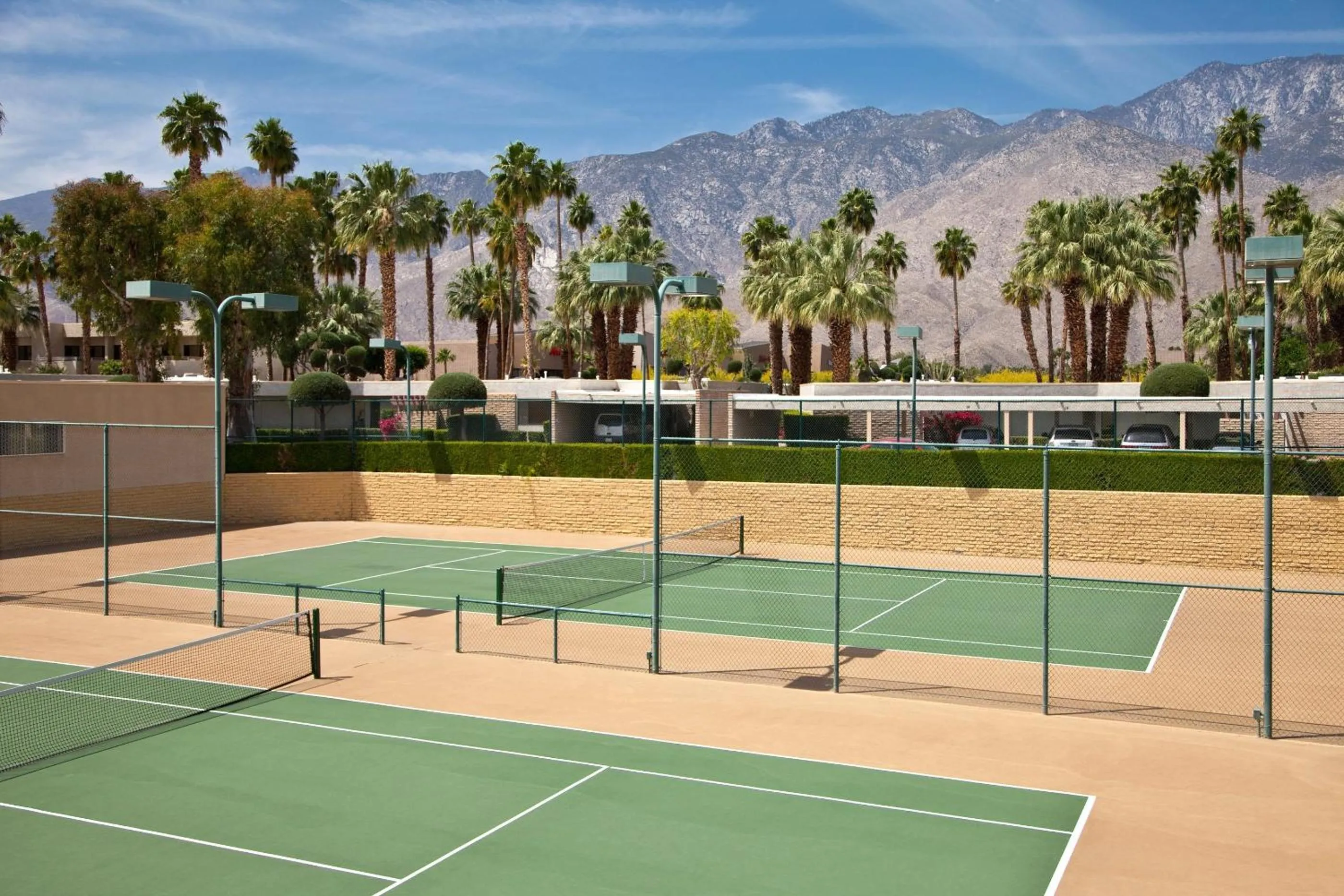 Tennis court in Desert Isle Resort