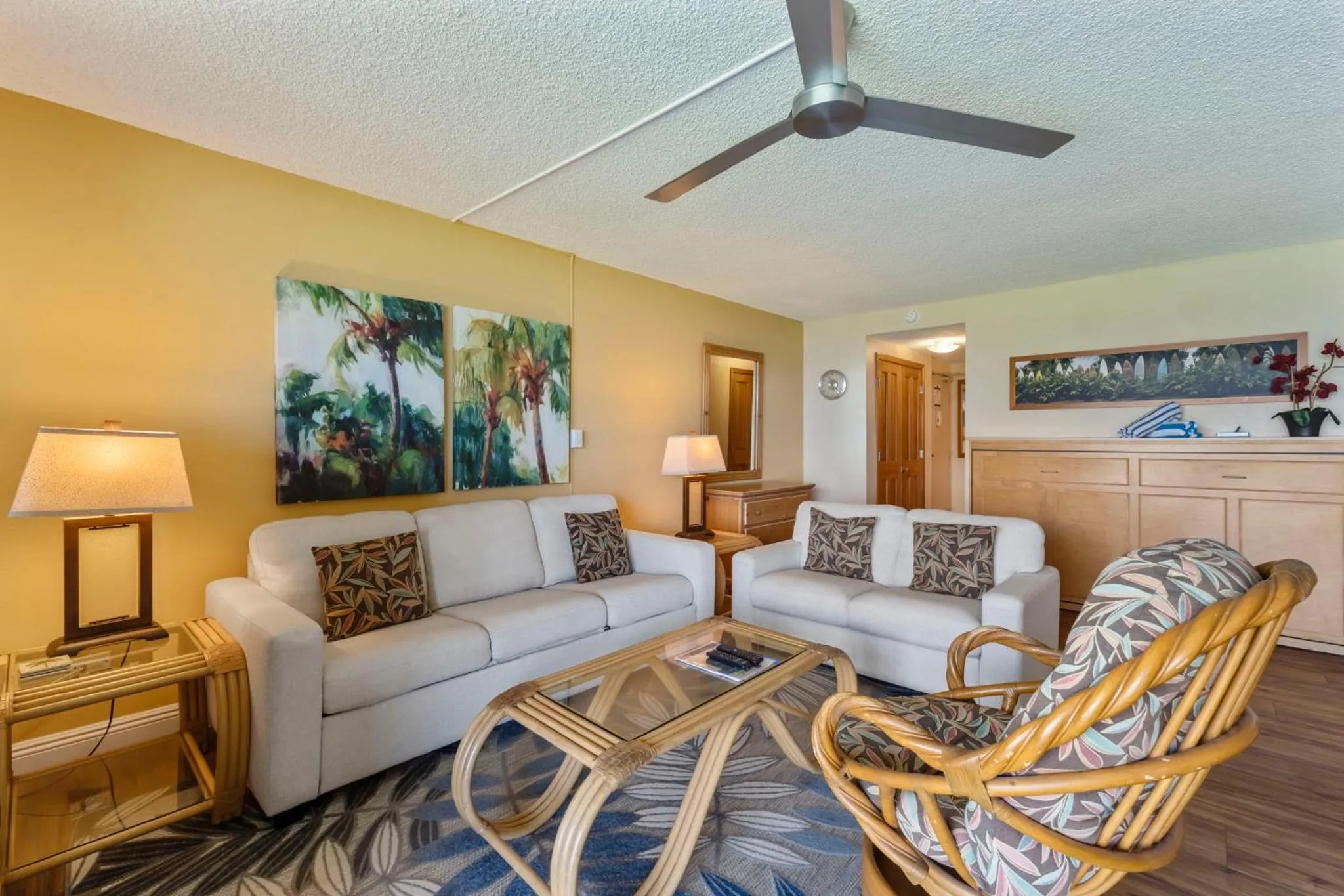 Living room in Maui Sunset
