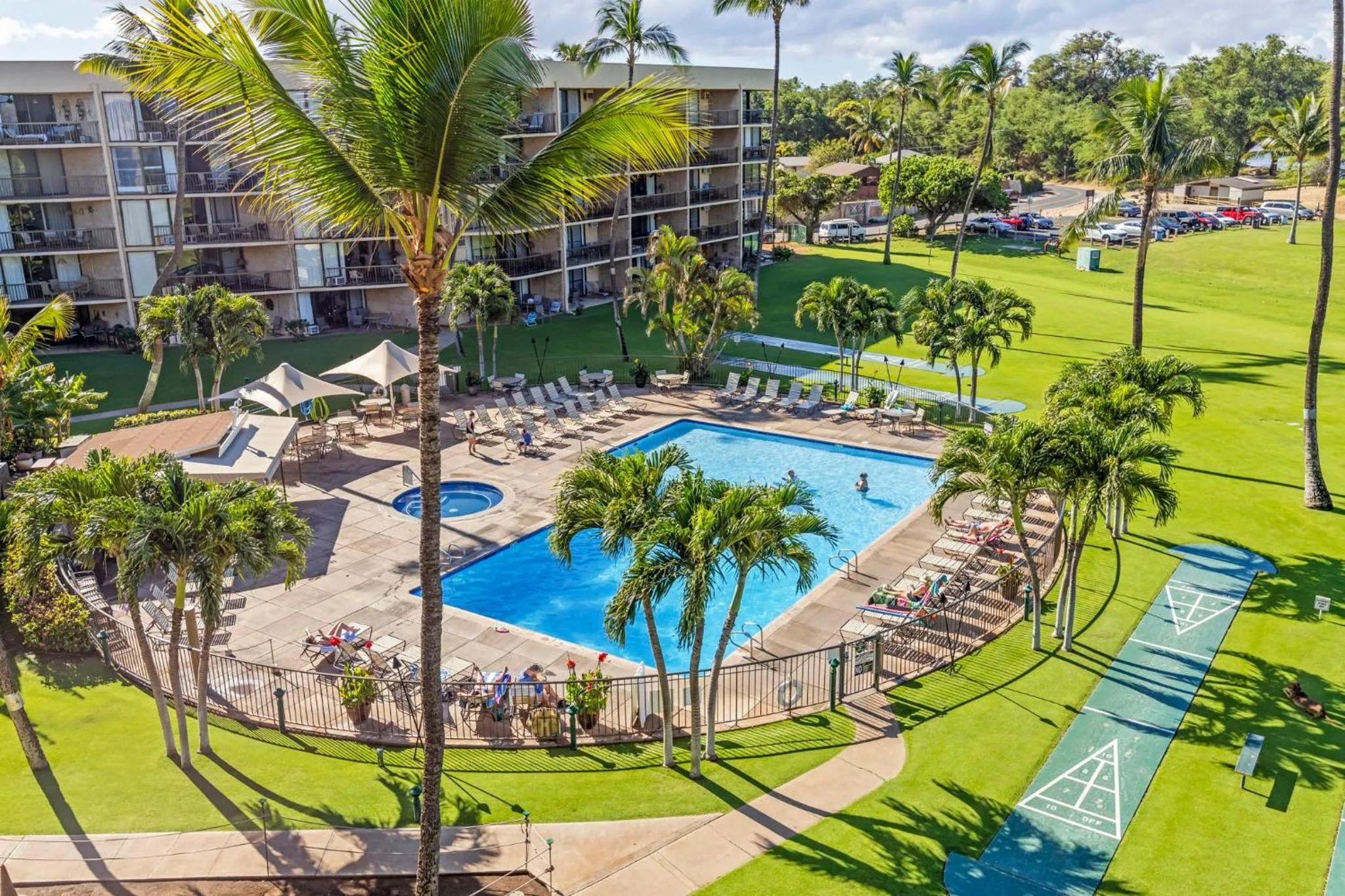 Bird's eye view in Maui Sunset