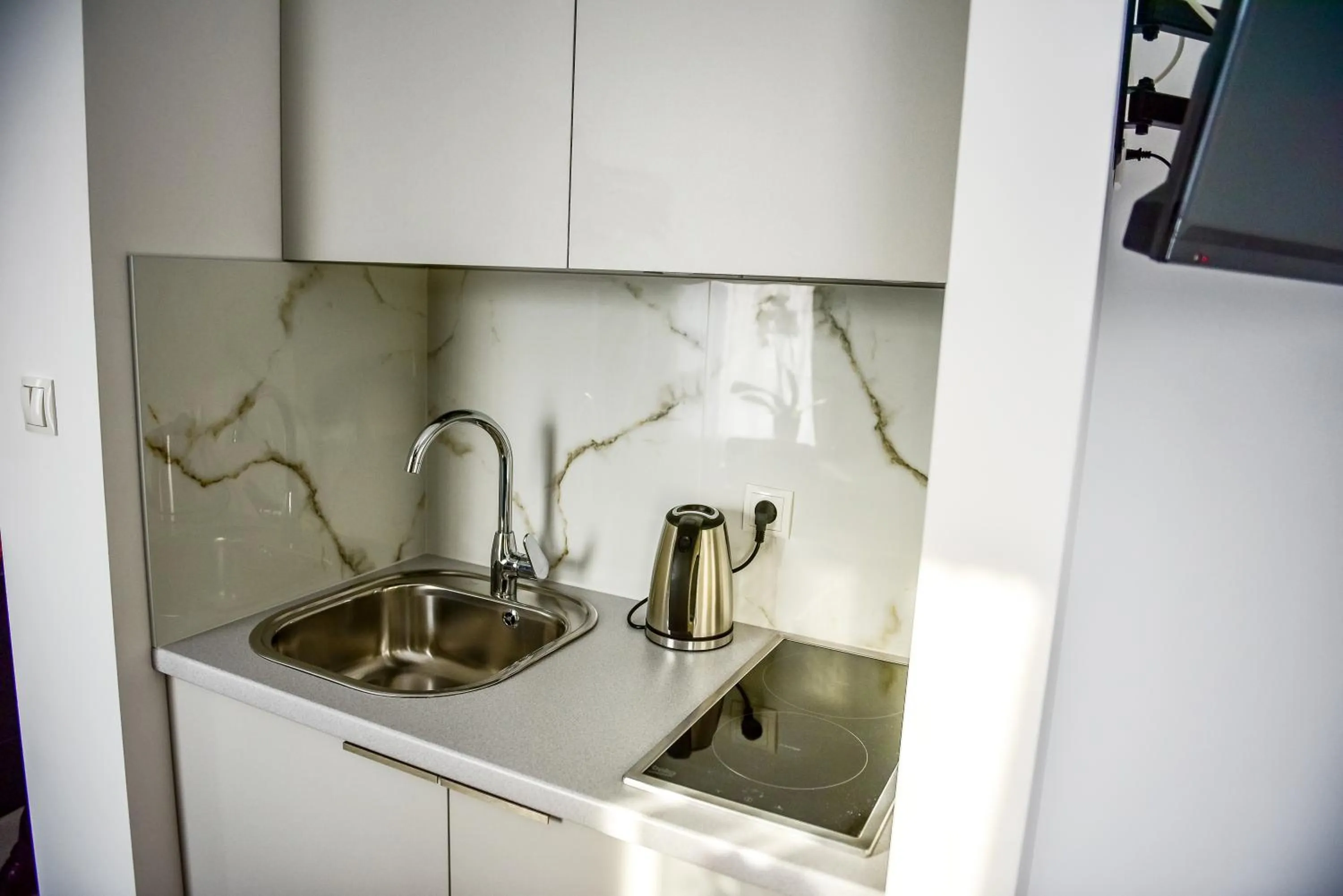 Kitchen or kitchenette in Hotel Coliber