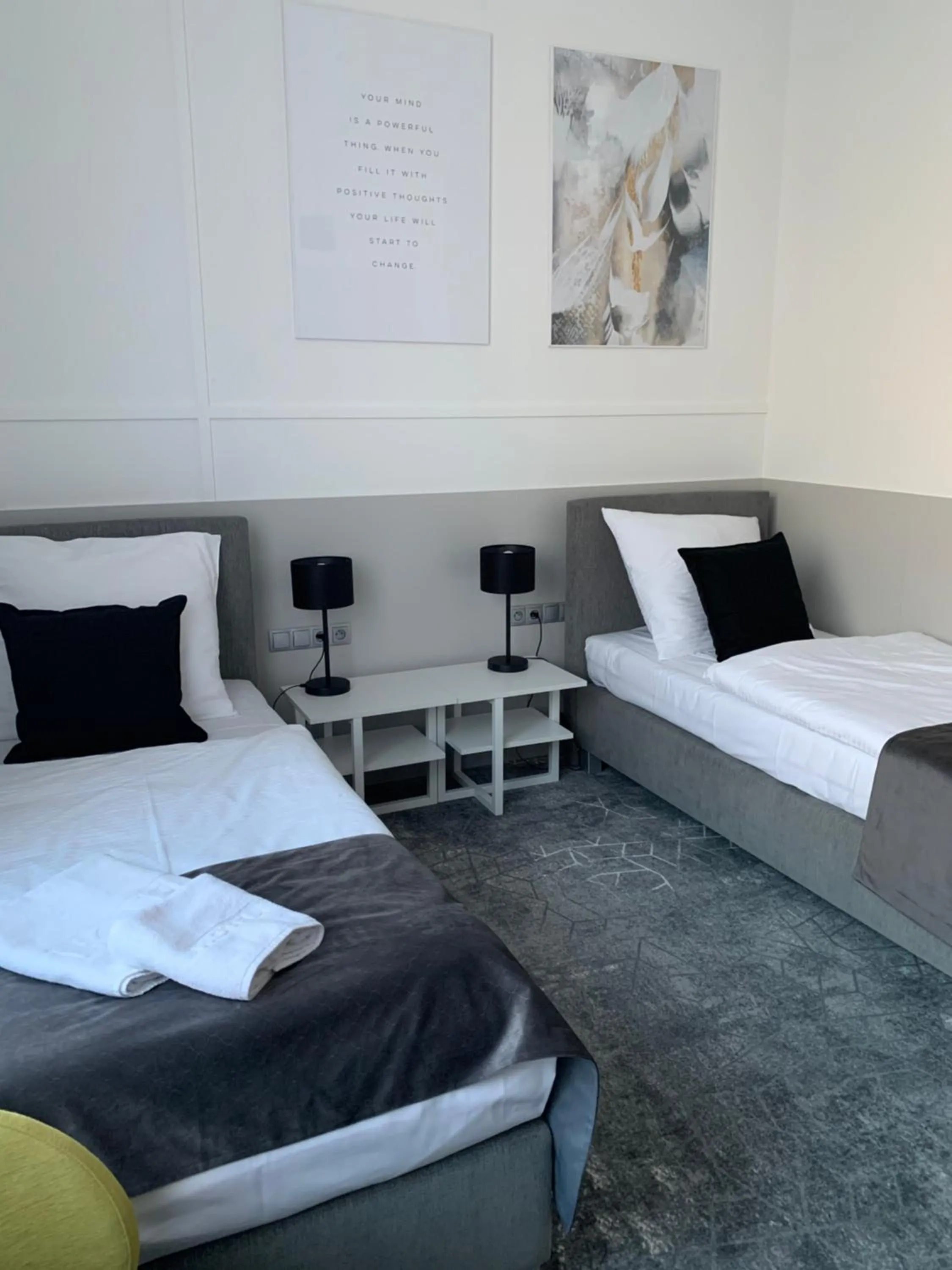 Bed in Hotel Coliber