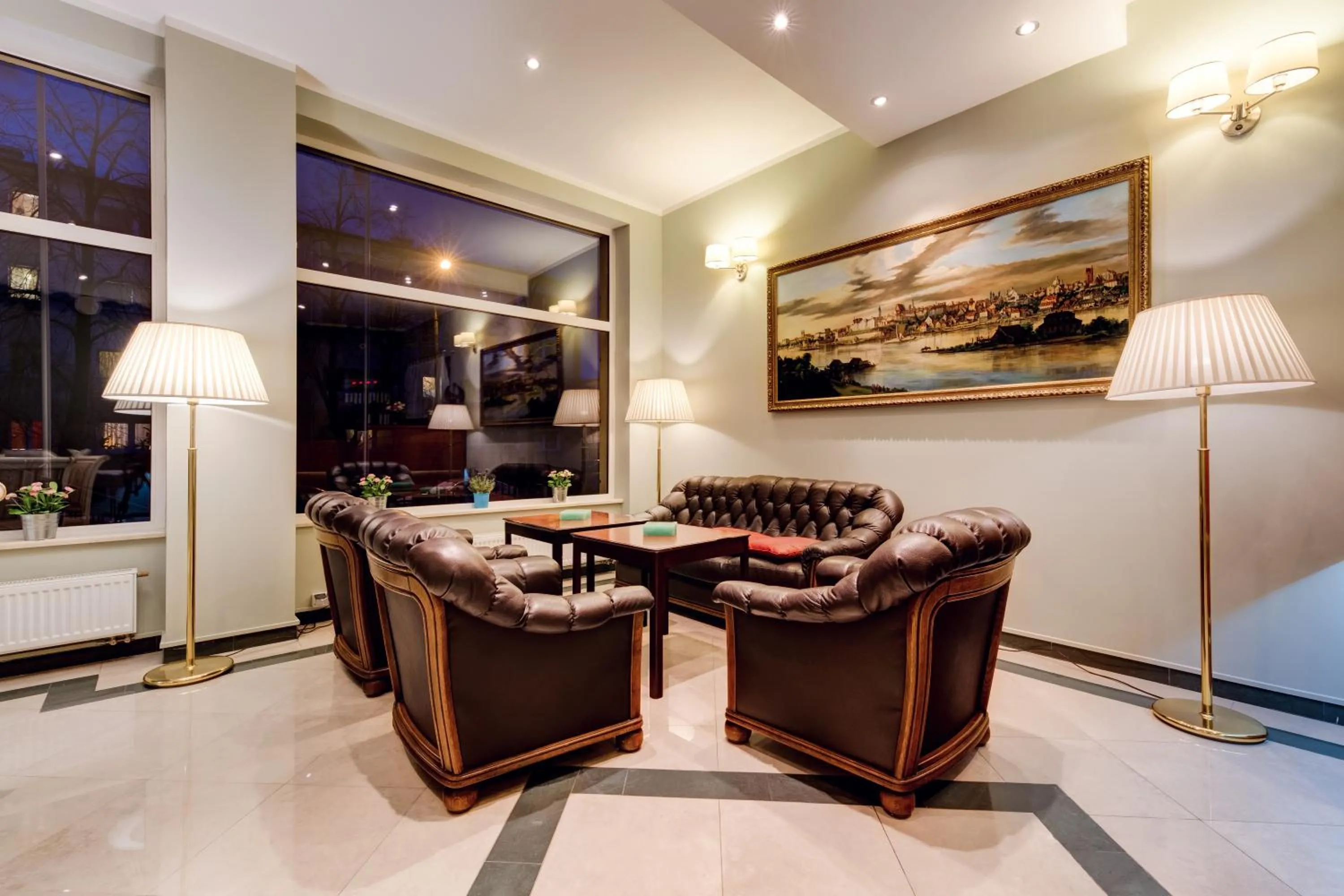 Living room in Villa Plaza