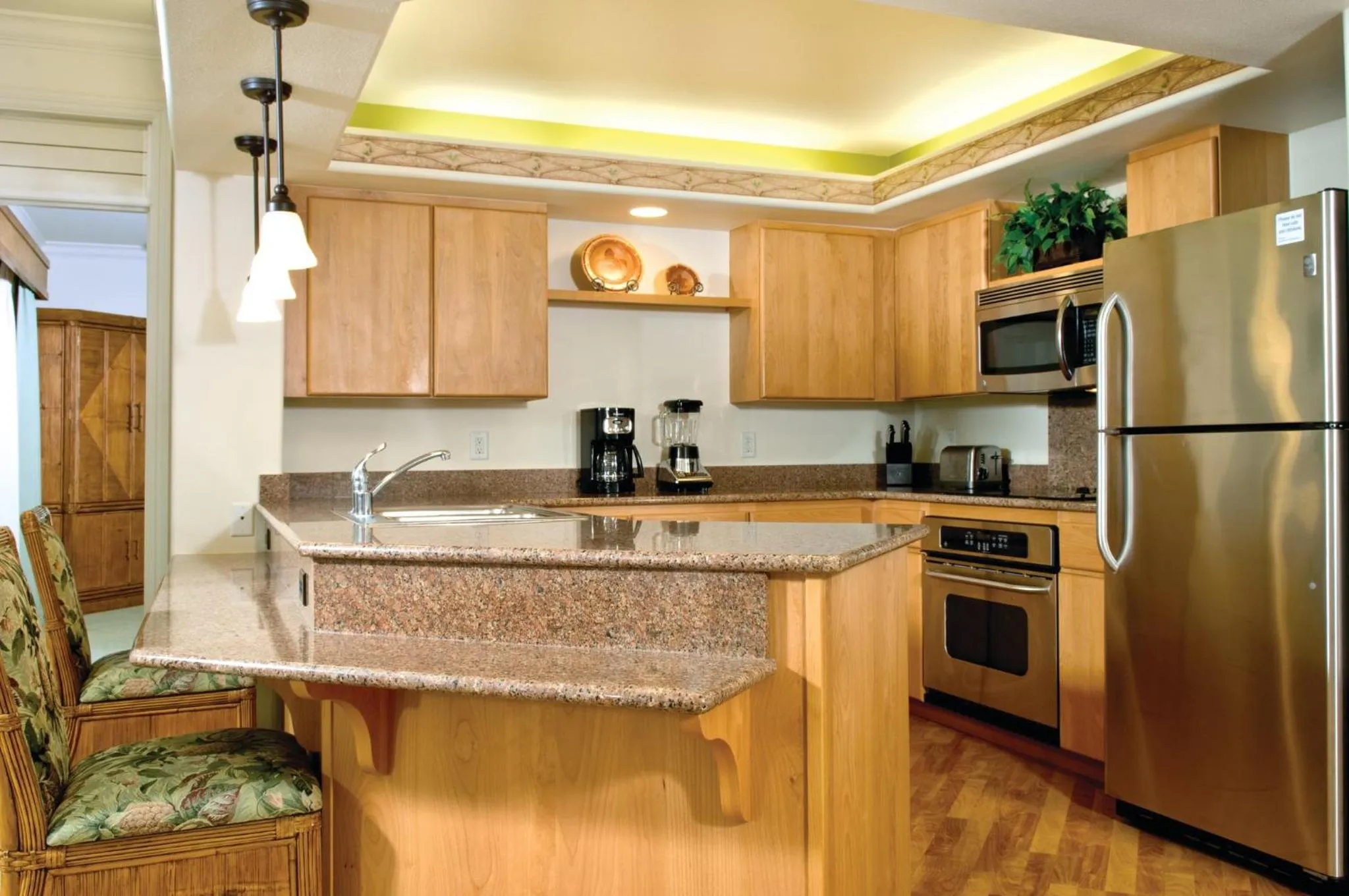 Kitchen or kitchenette in Club Wyndham Bali Hai Villas