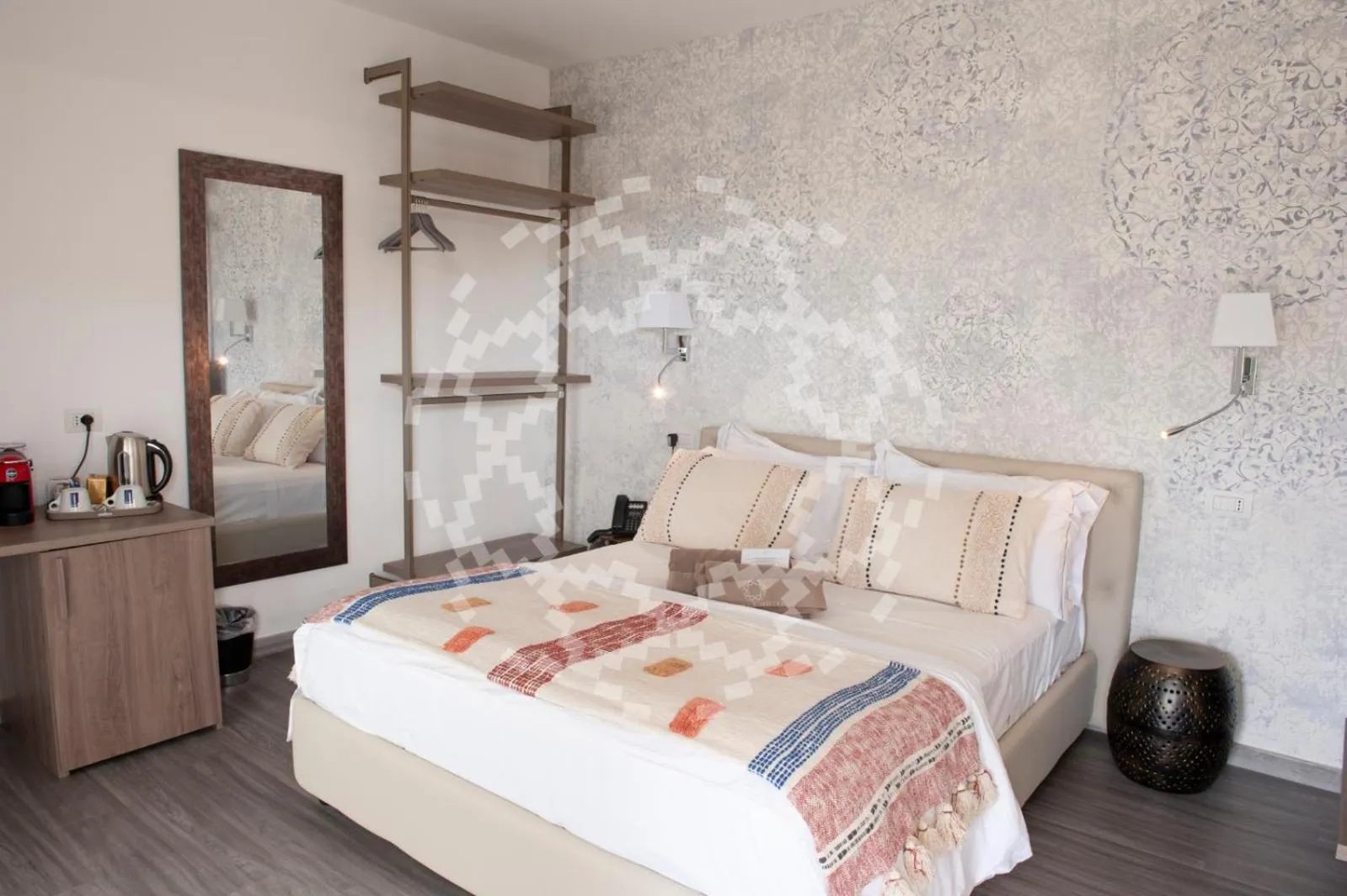 Bed in Suimi's Hotel