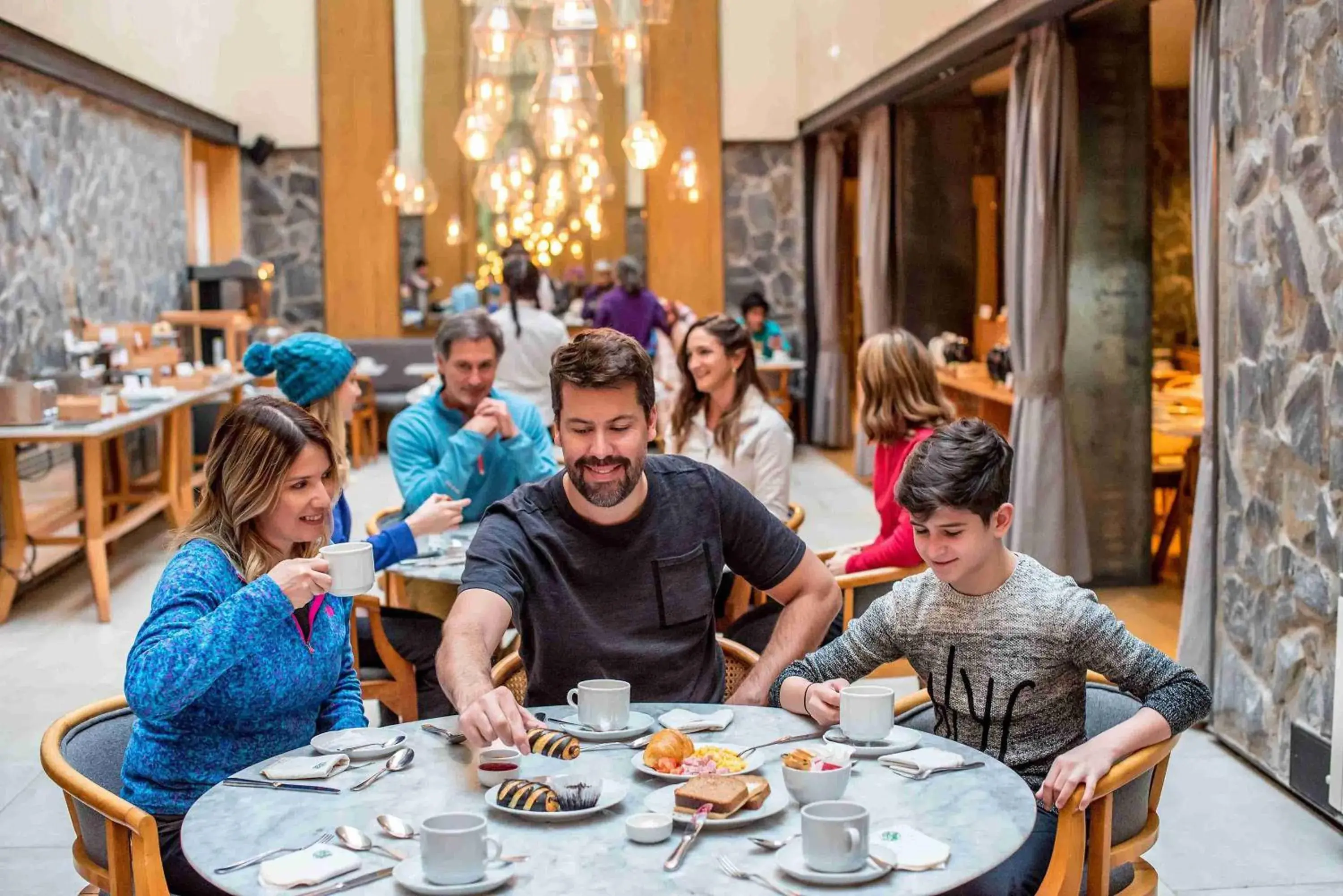 Breakfast in Las Hayas Ushuaia Resort Breakfast in Las Hayas Ushuaia Resort