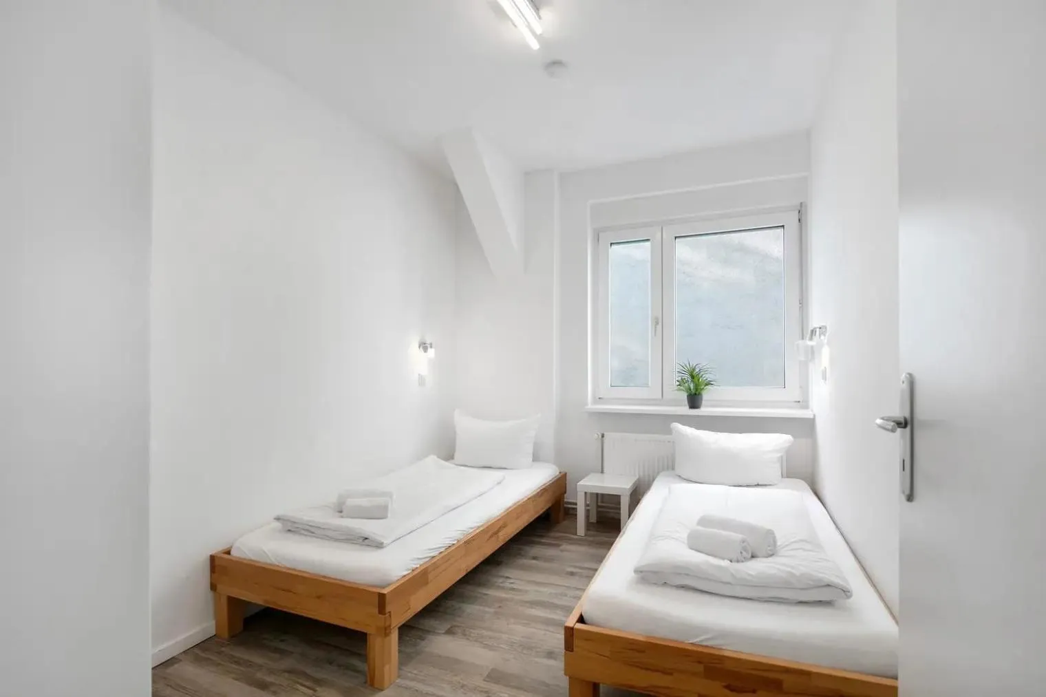 Bedroom, Bed in Apartments Tempelhof