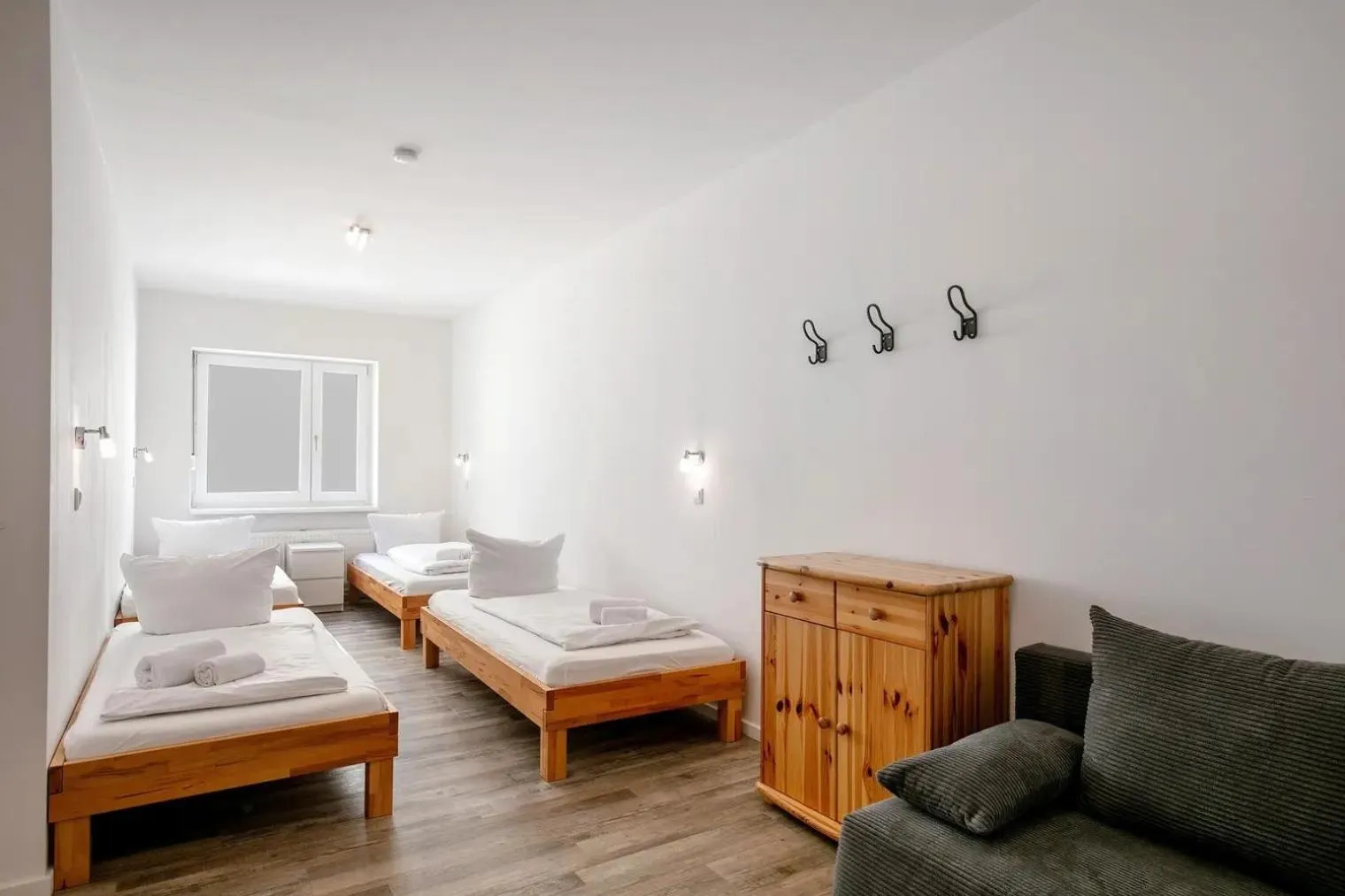 Bedroom, Bed in Apartments Tempelhof