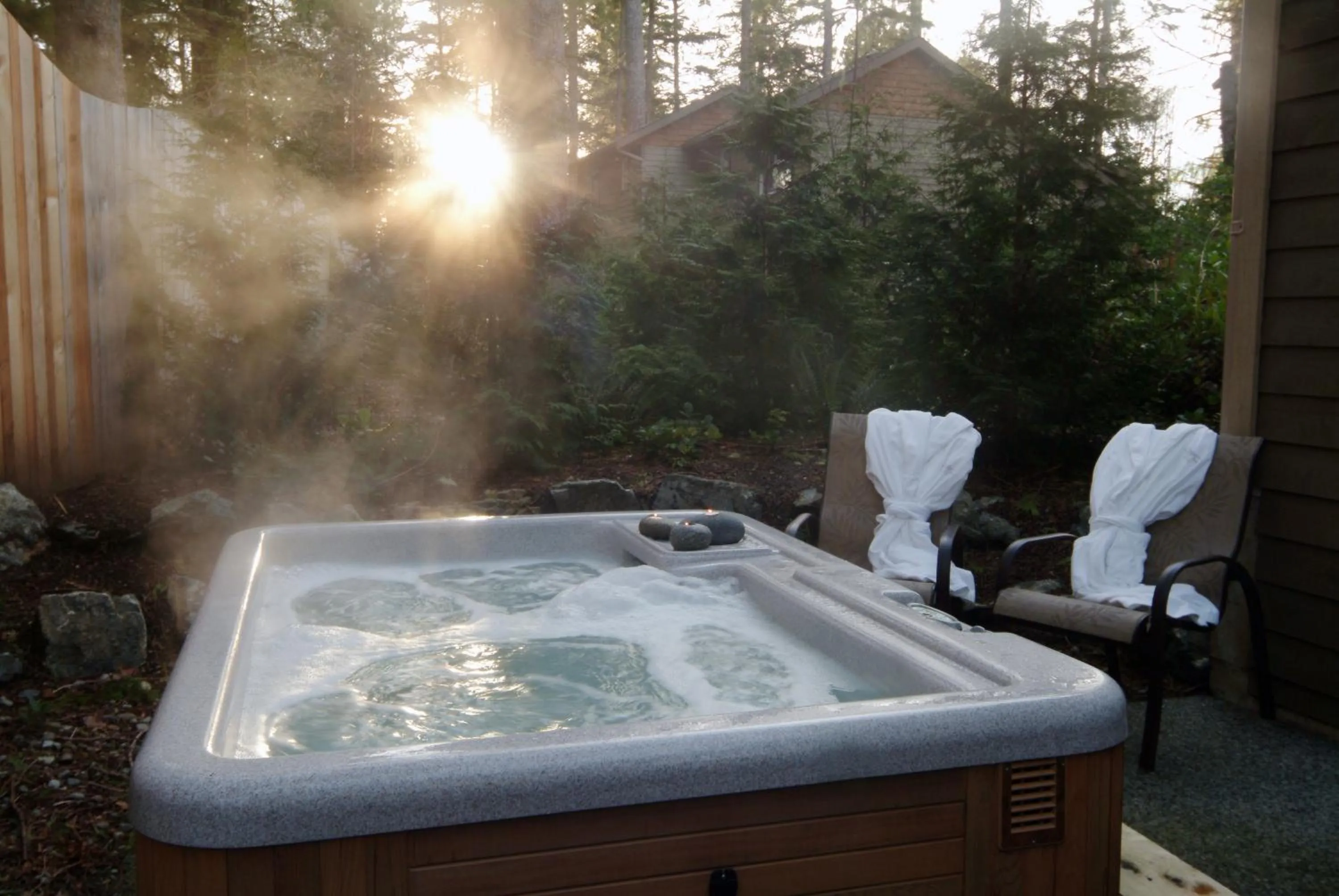 Hot Tub in Long Beach Lodge Resort
