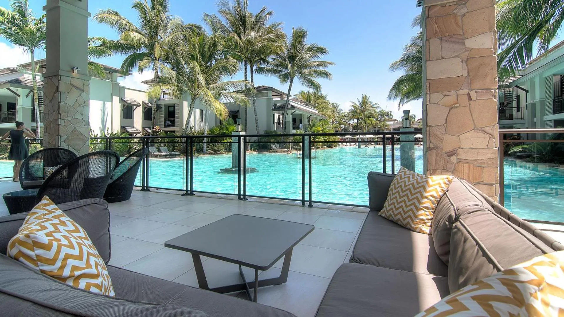 Garden in Luxury Apartments at Temple Resort and Spa Port Douglas