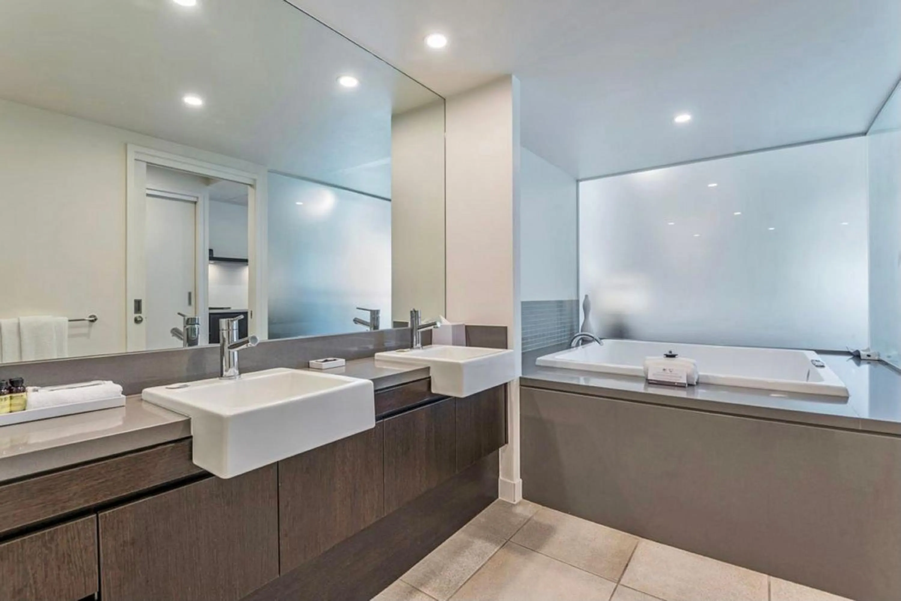 Bathroom in Luxury Apartments at Temple Resort and Spa Port Douglas