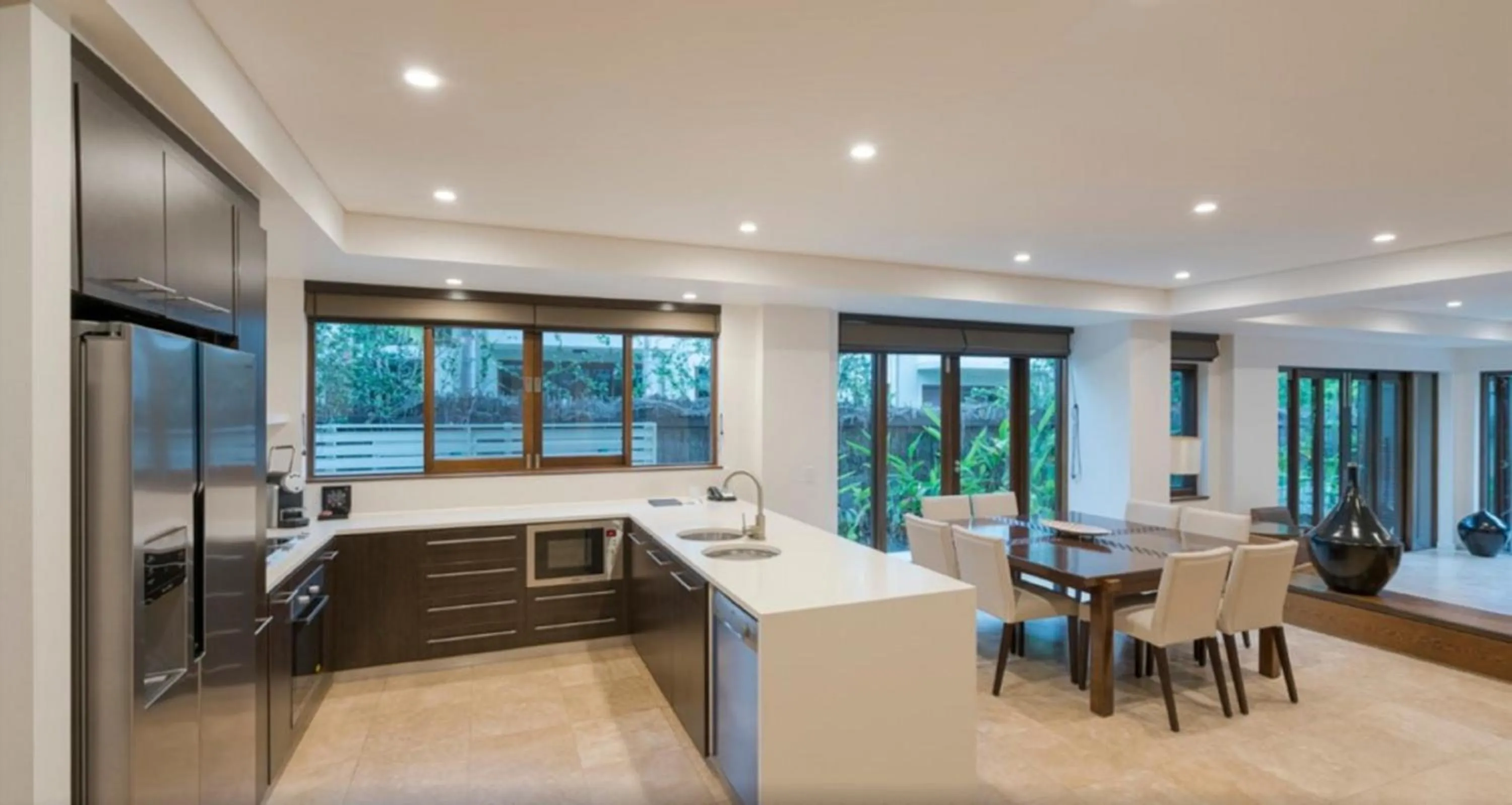 Kitchen or kitchenette in Luxury Apartments at Temple Resort and Spa Port Douglas