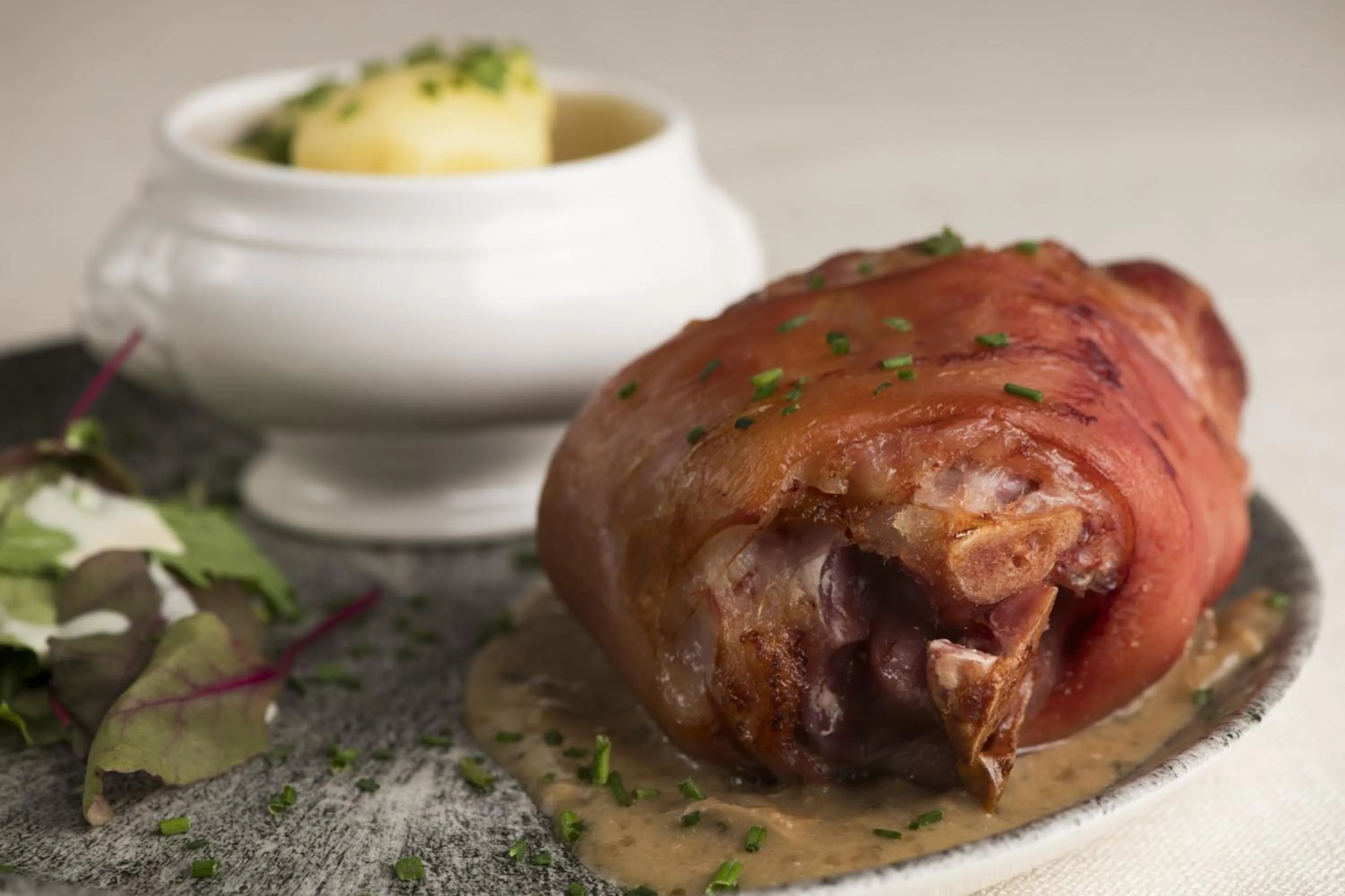 Food close-up in Hôtellerie du Couvent Oberbronn