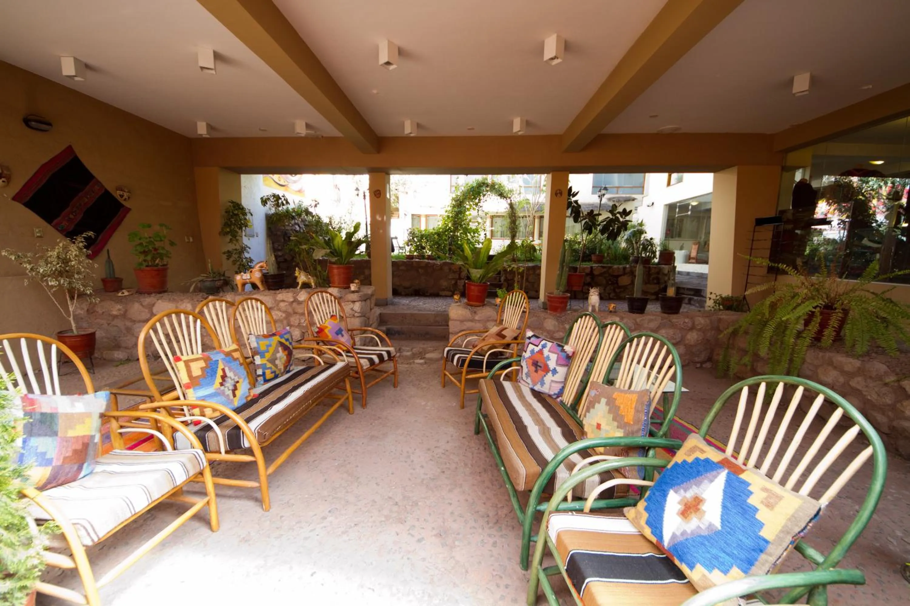 Garden in Taypikala Hotel Cusco
