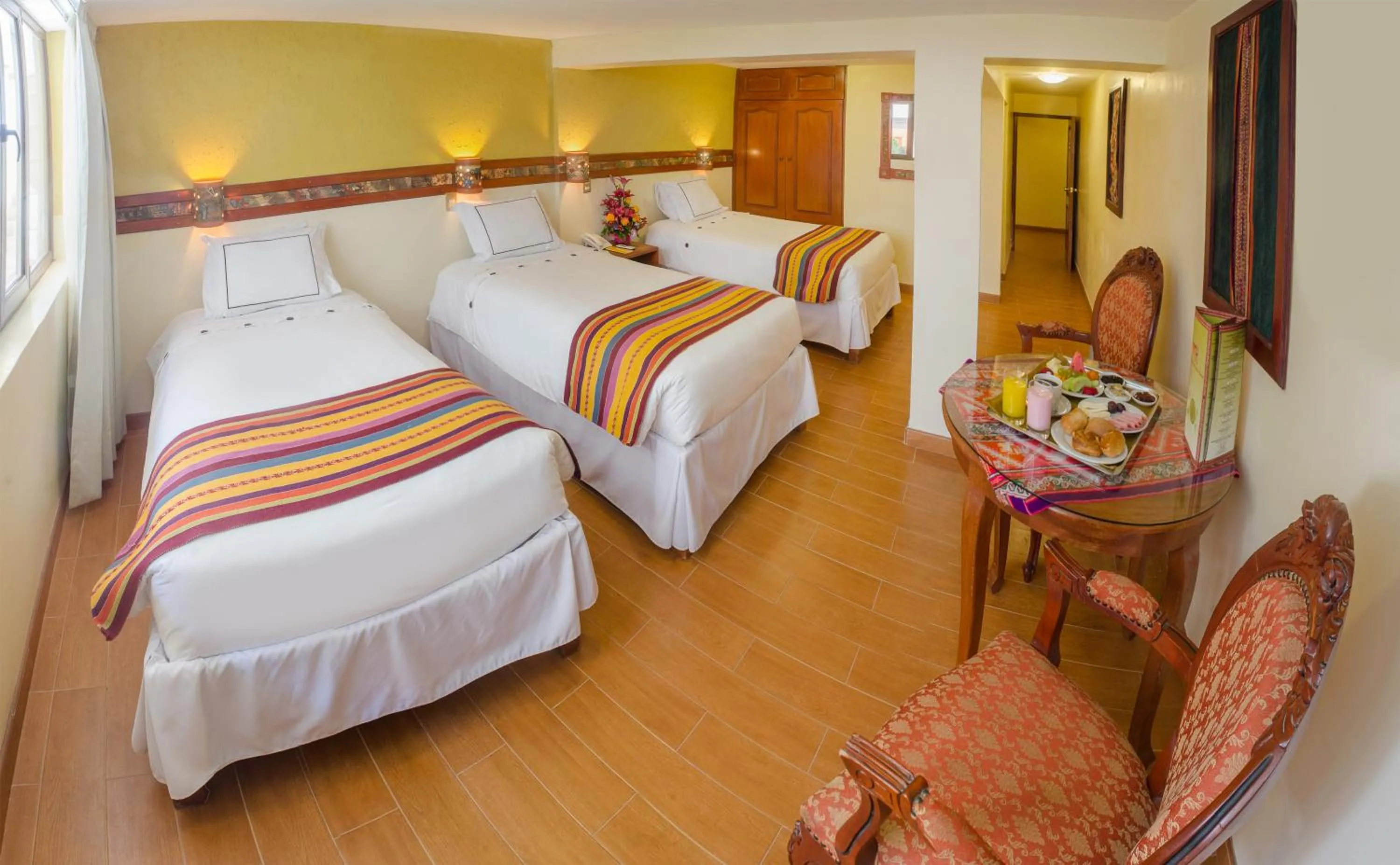 Photo of the whole room, Bed in Taypikala Hotel Cusco