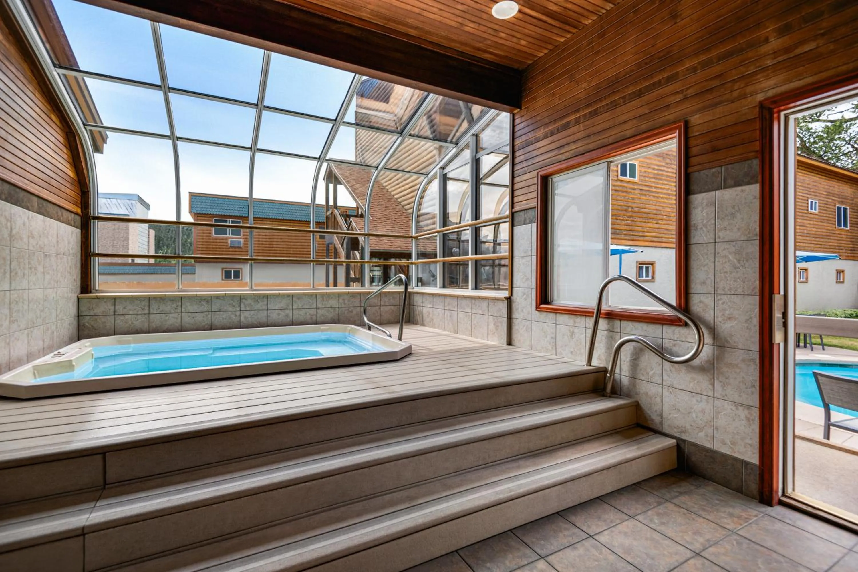 Hot Tub in Nordic Lodge