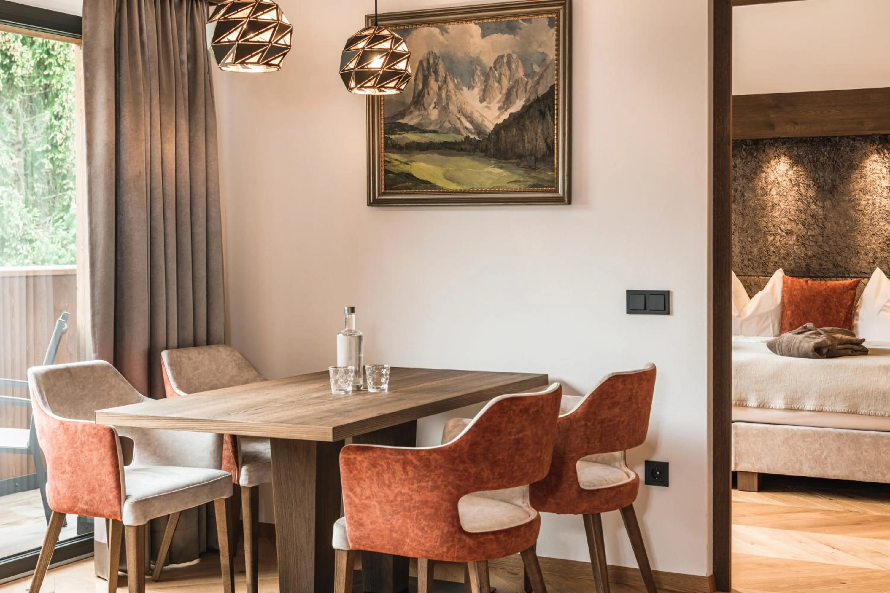 Living room, Bed in Boutique Hotel Planlim