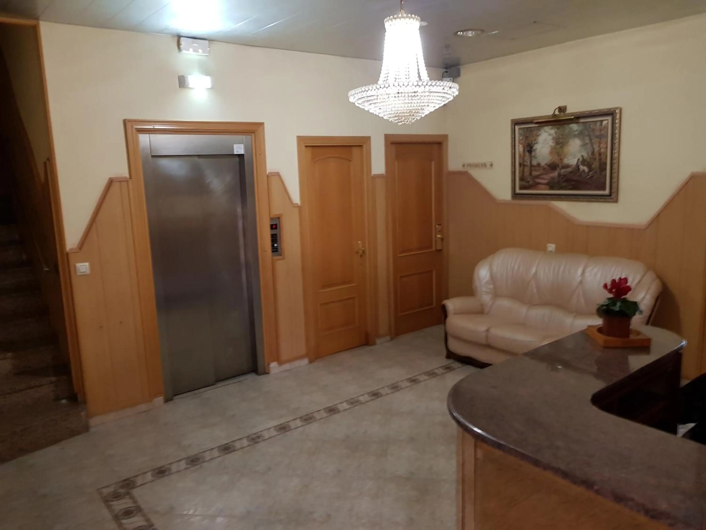 Lobby or reception in Hostal Milenium