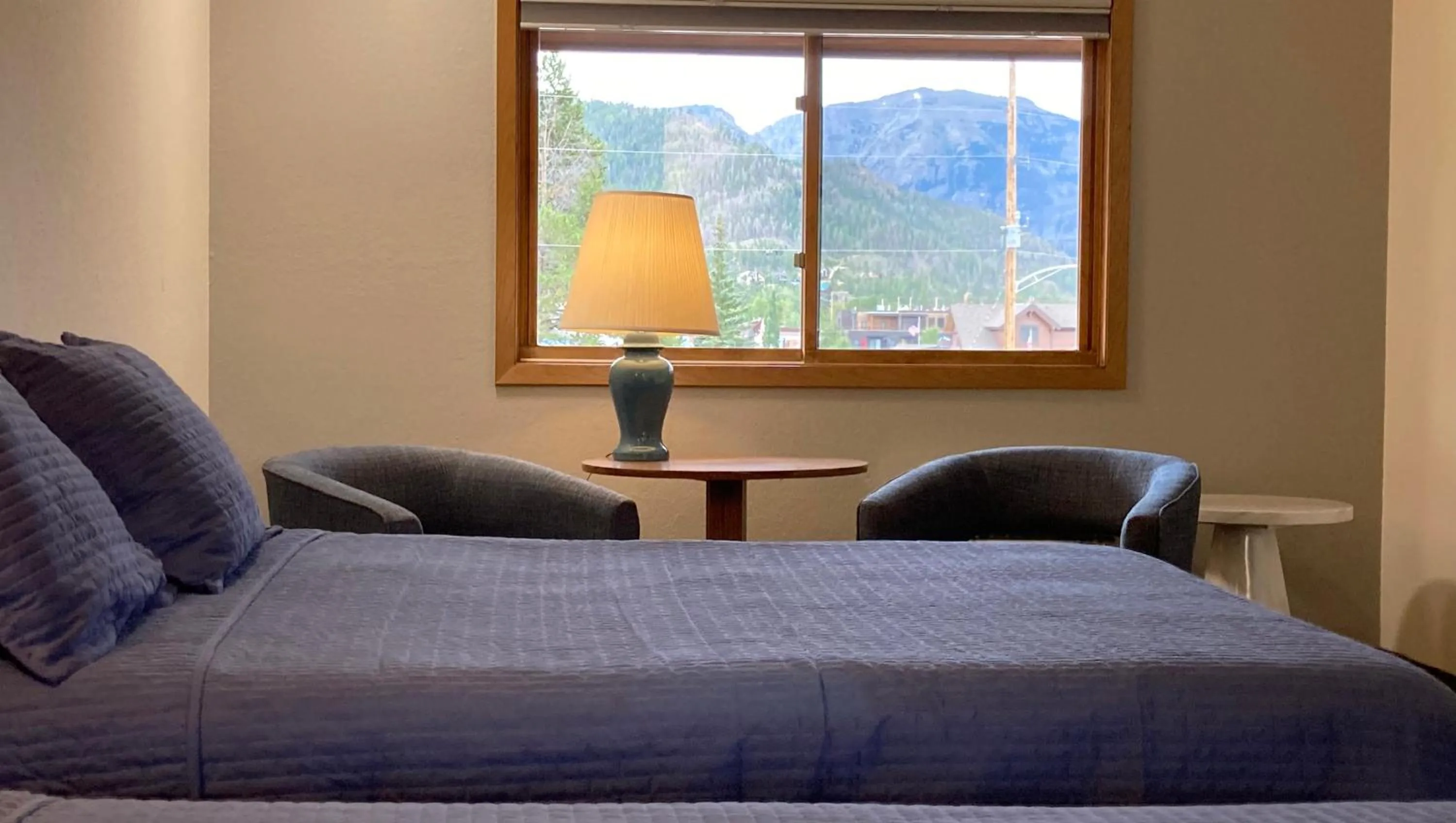 Bed in Big Horn Lodge