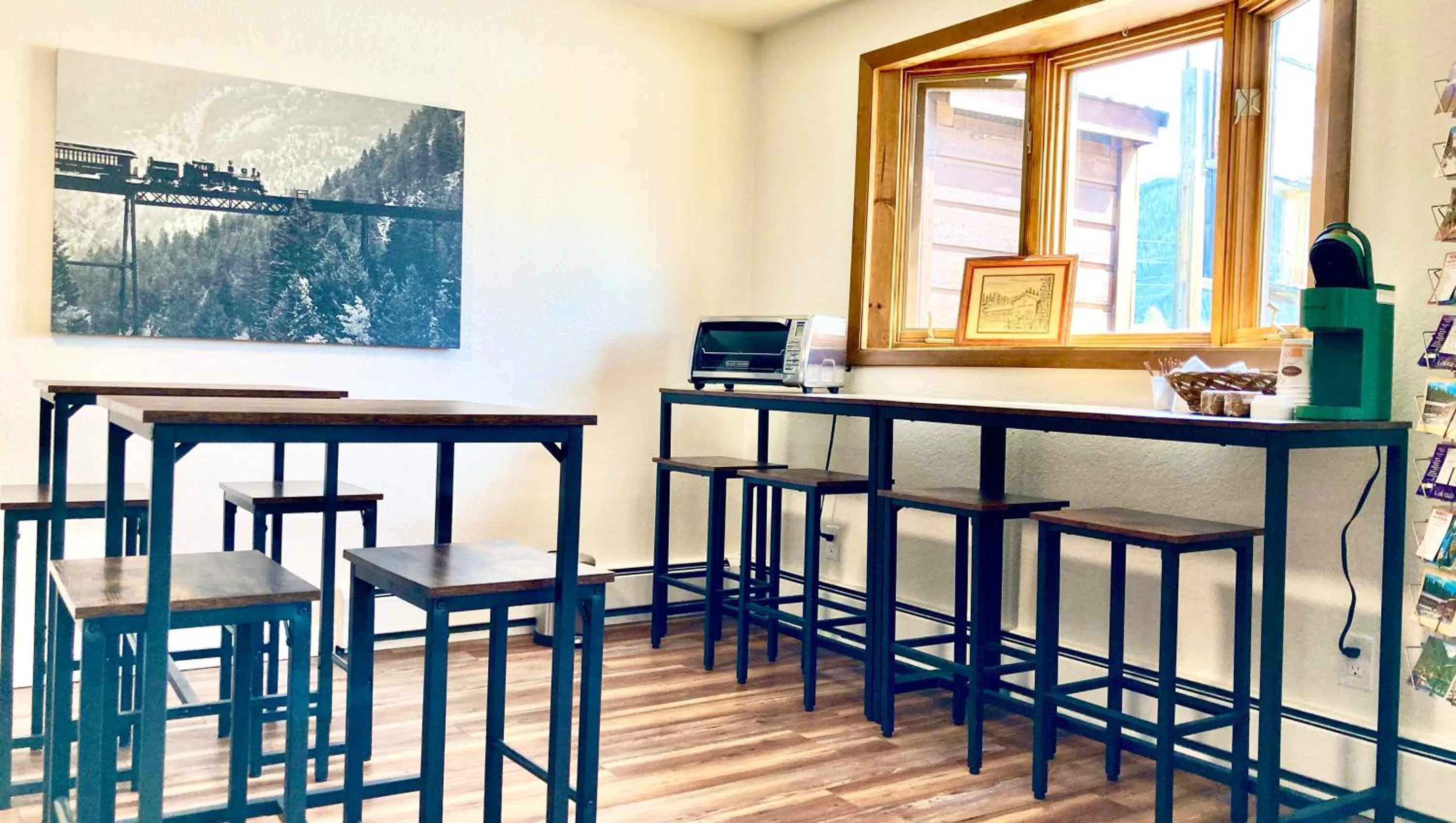 Lobby or reception in Big Horn Lodge