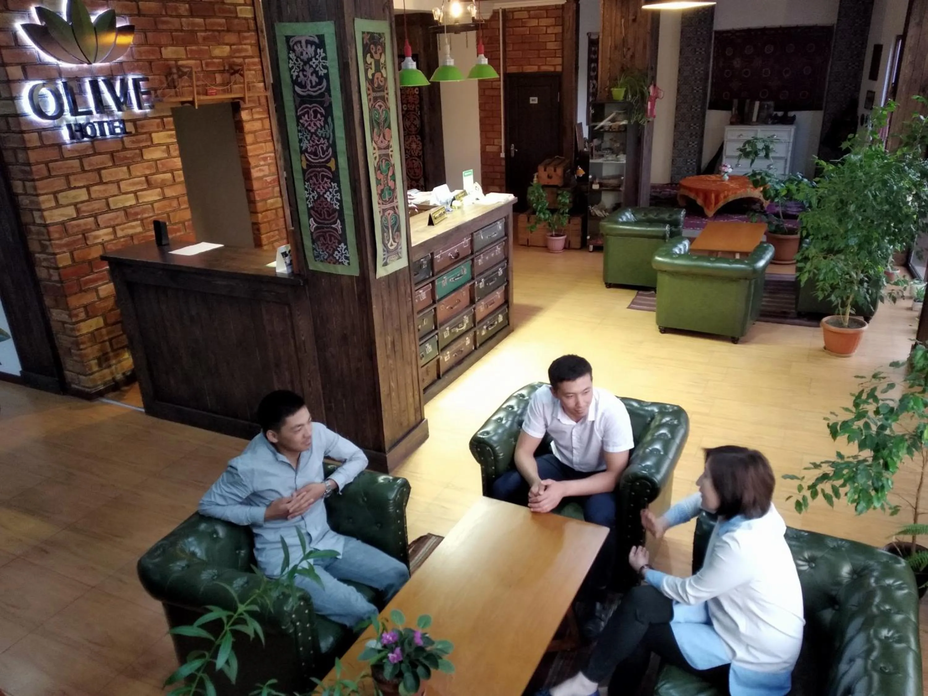 People in Olive Hotel Bishkek