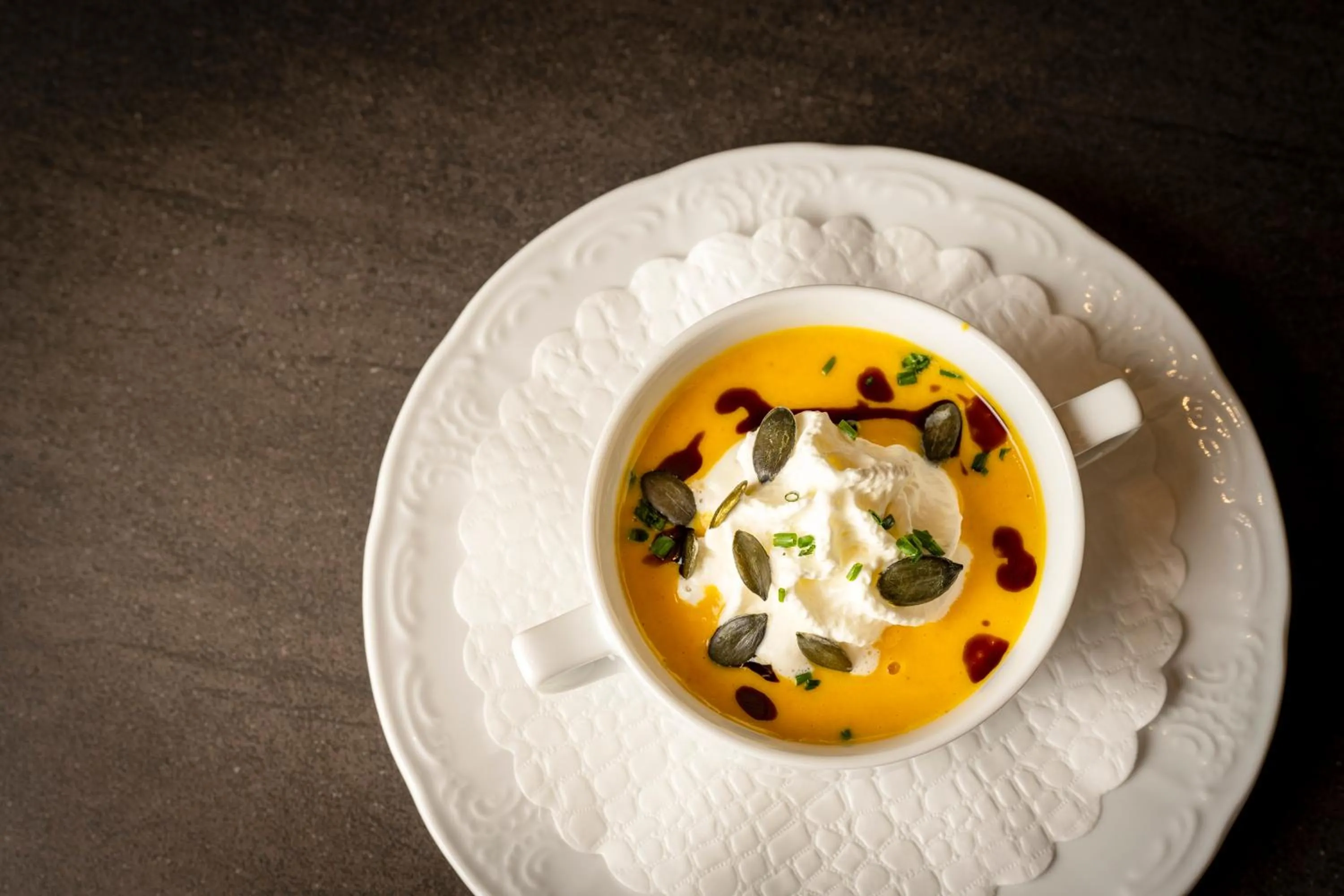 Food in Hotel Restaurant Krone