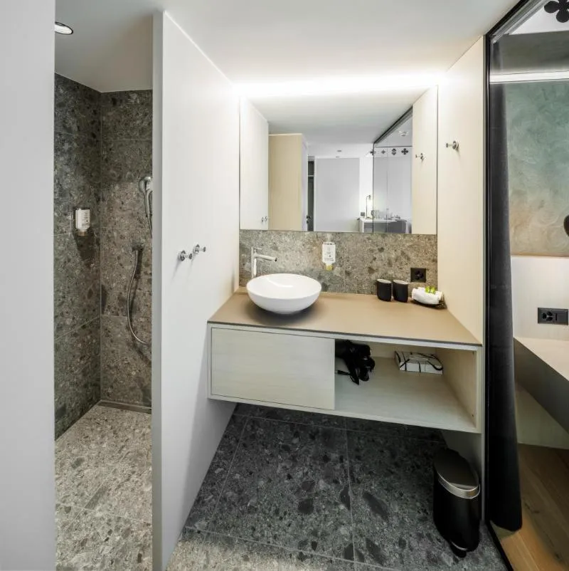 Bathroom in Hotel Restaurant Krone