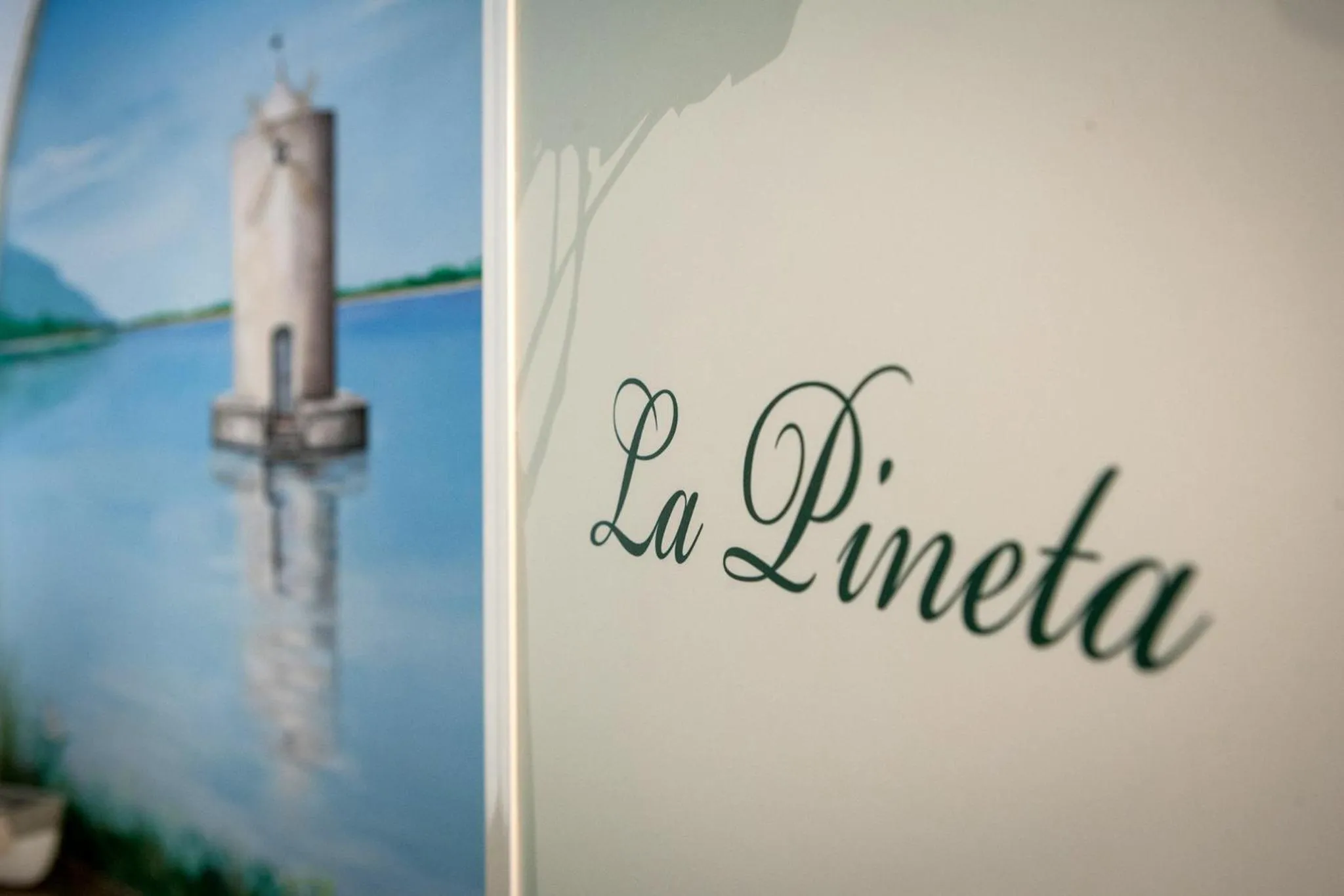 Lobby or reception in B&B La Pineta