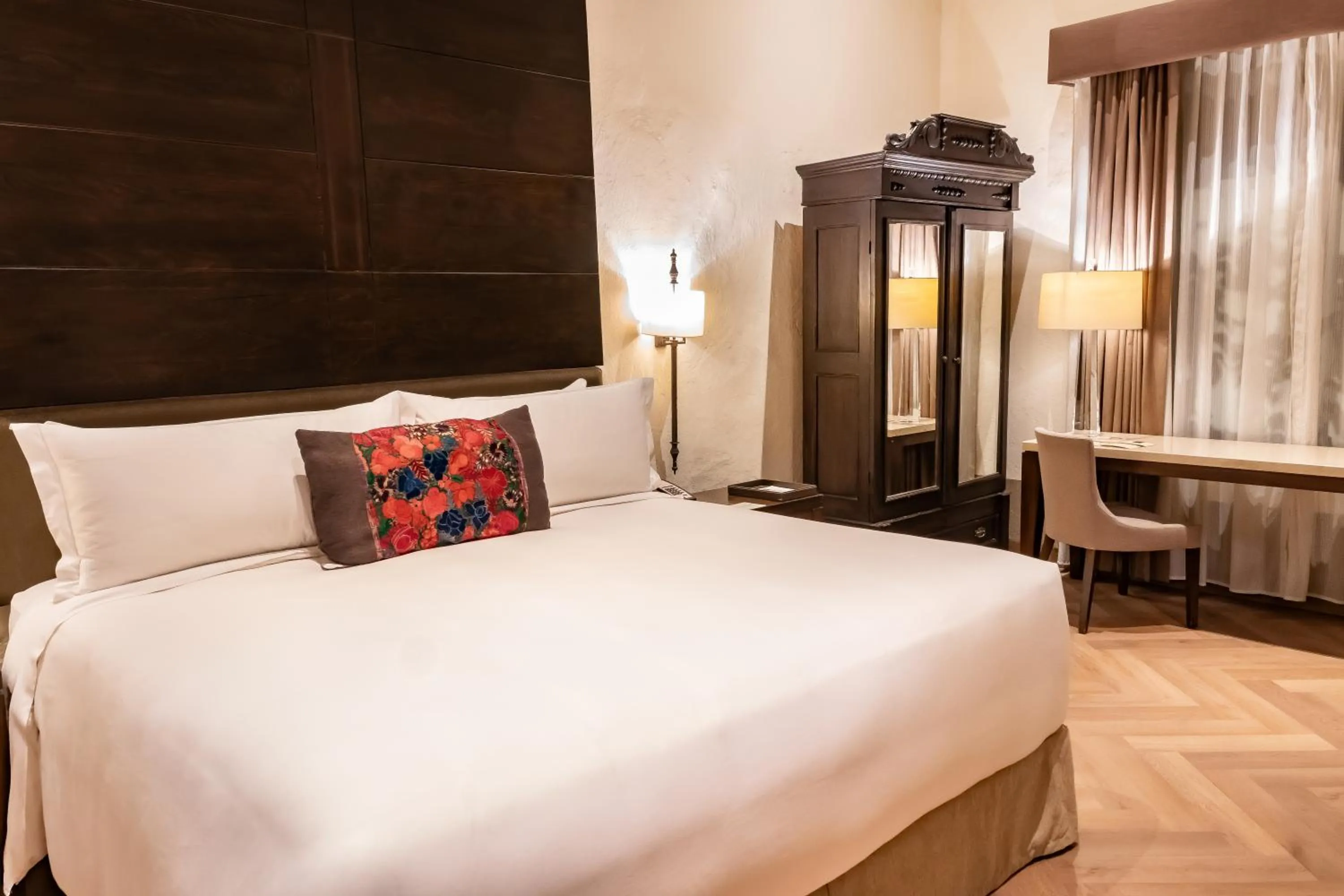 Bed in Quinta Real Puebla