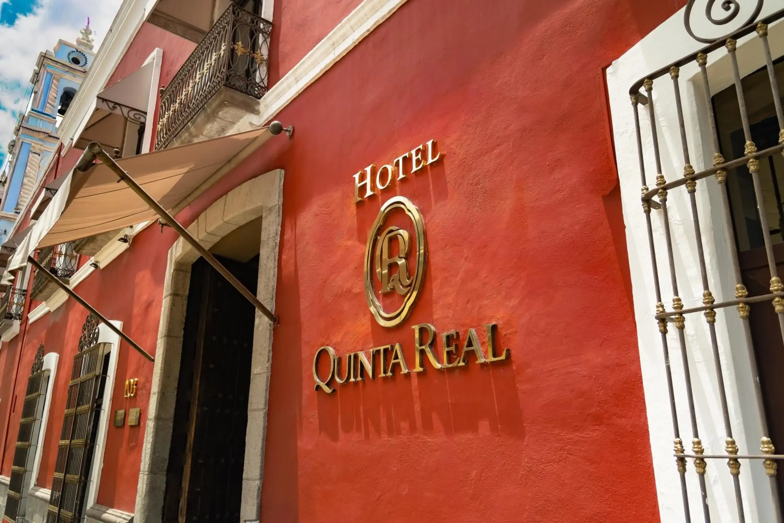 Facade/entrance in Quinta Real Puebla Facade/entrance in Quinta Real Puebla