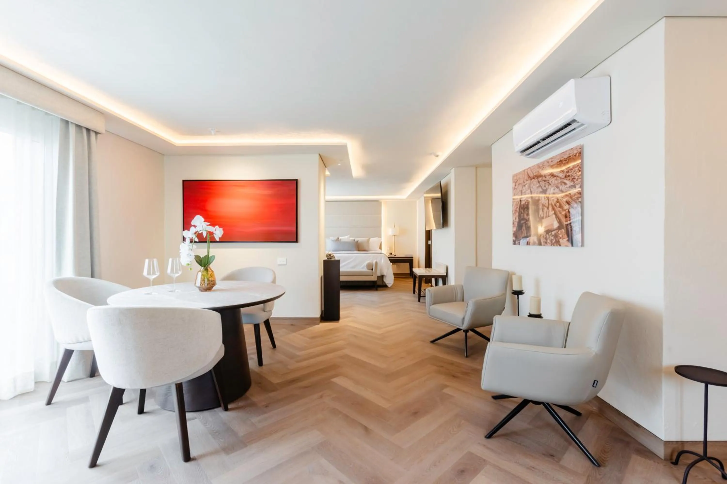 Dining area in Quinta Real Puebla