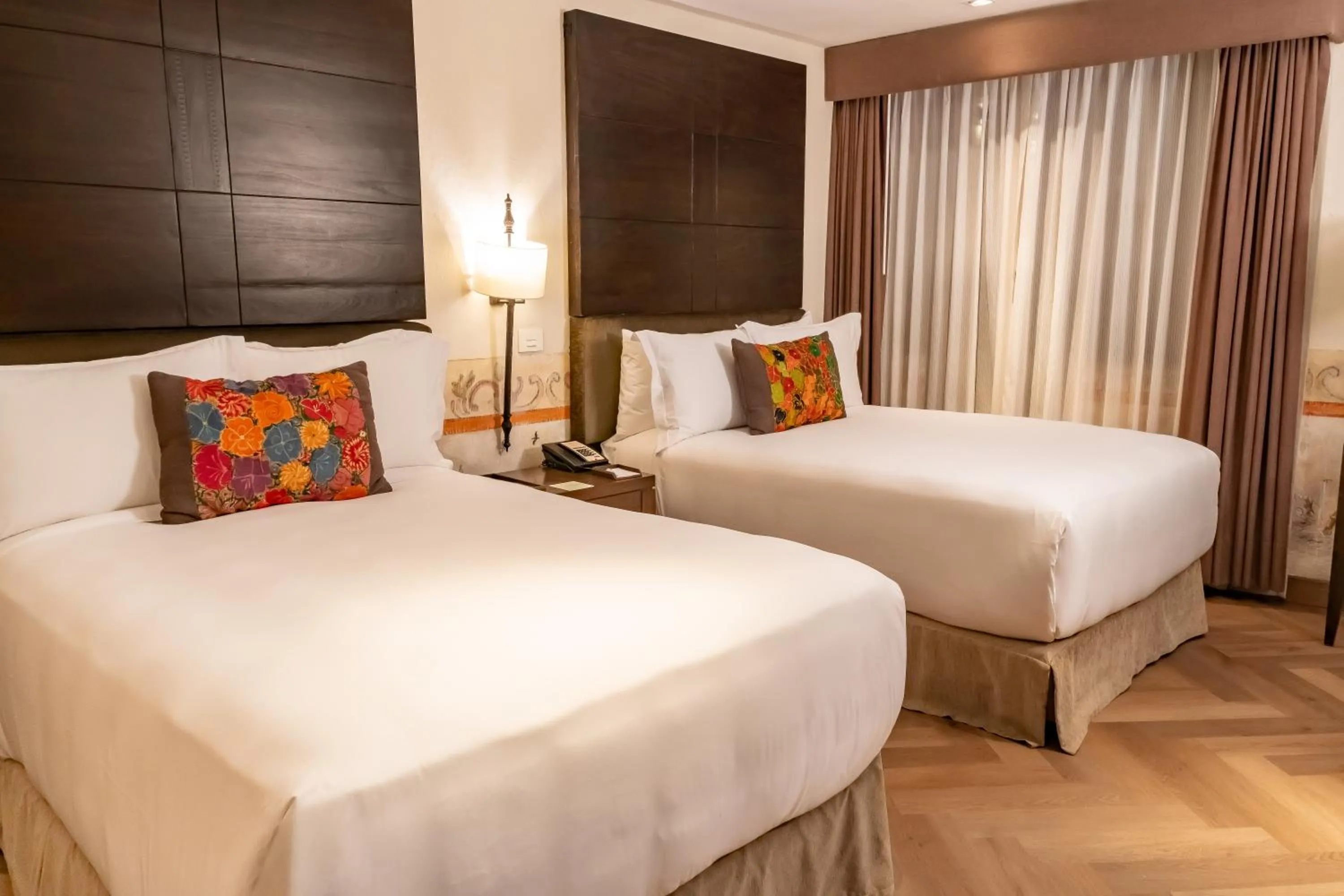 Bed in Quinta Real Puebla