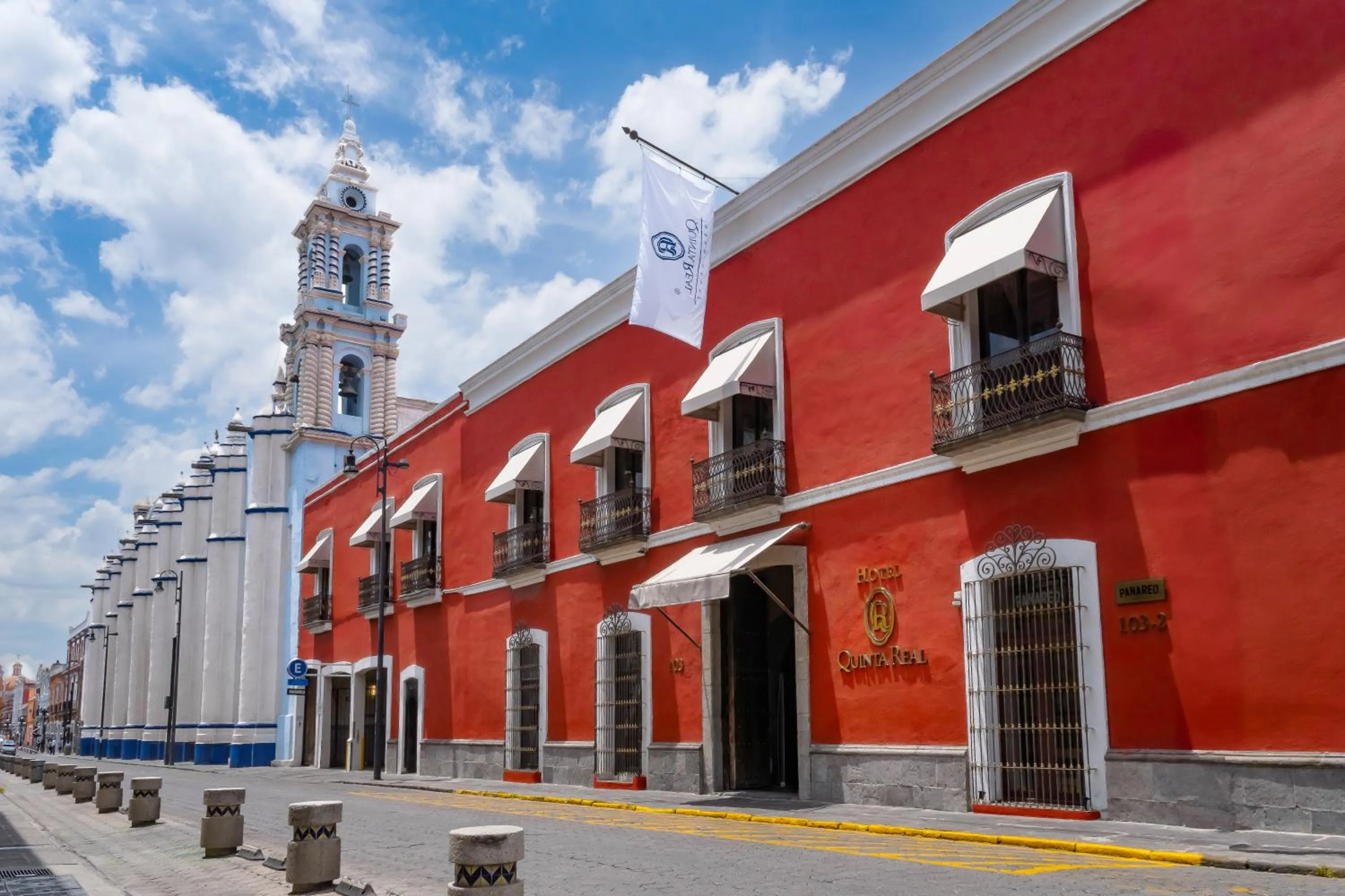 Facade/entrance in Quinta Real Puebla