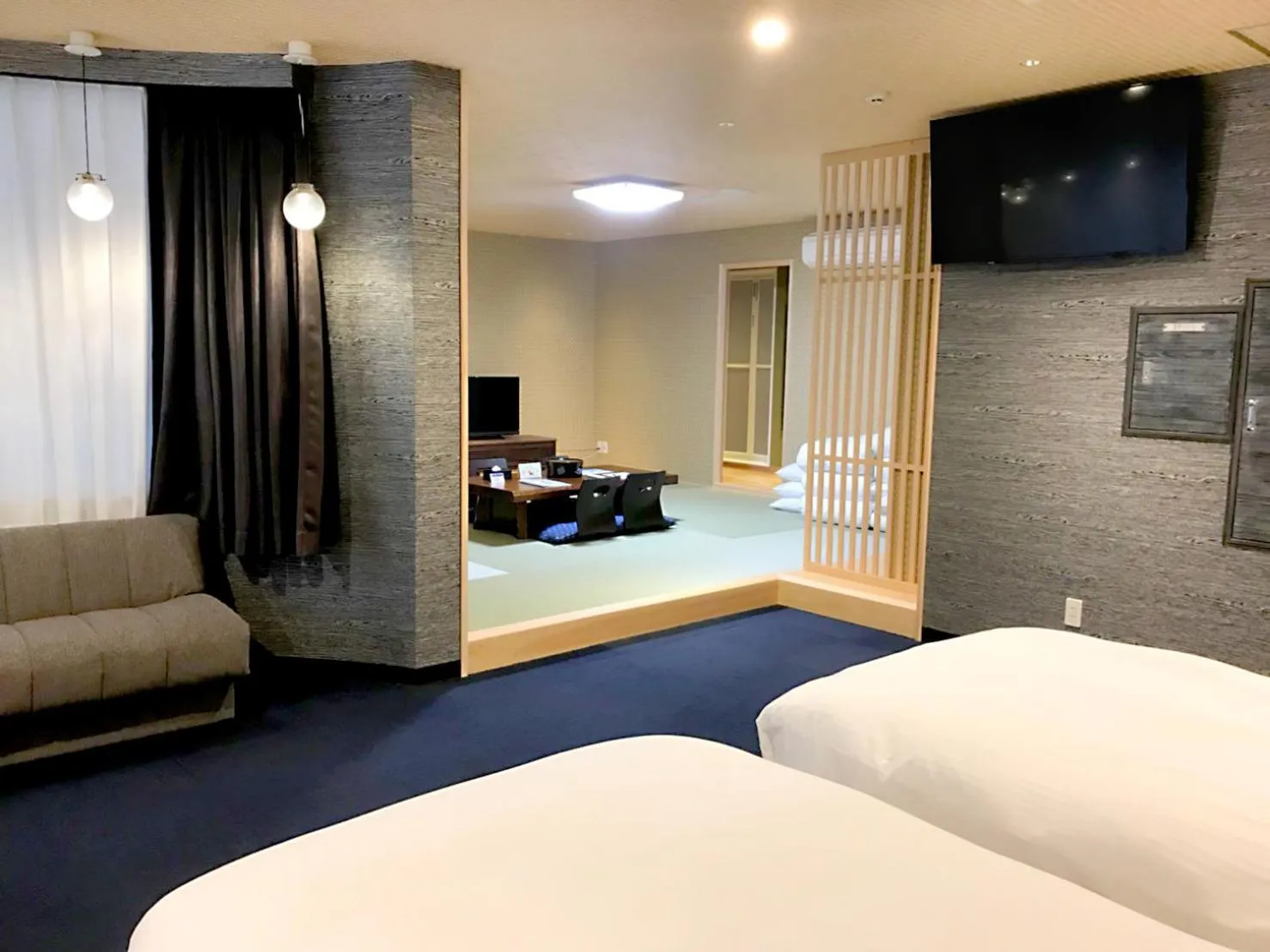 Photo of the whole room, Bed in Hotel Abest Osu Kannon Ekimae Hane no Yu