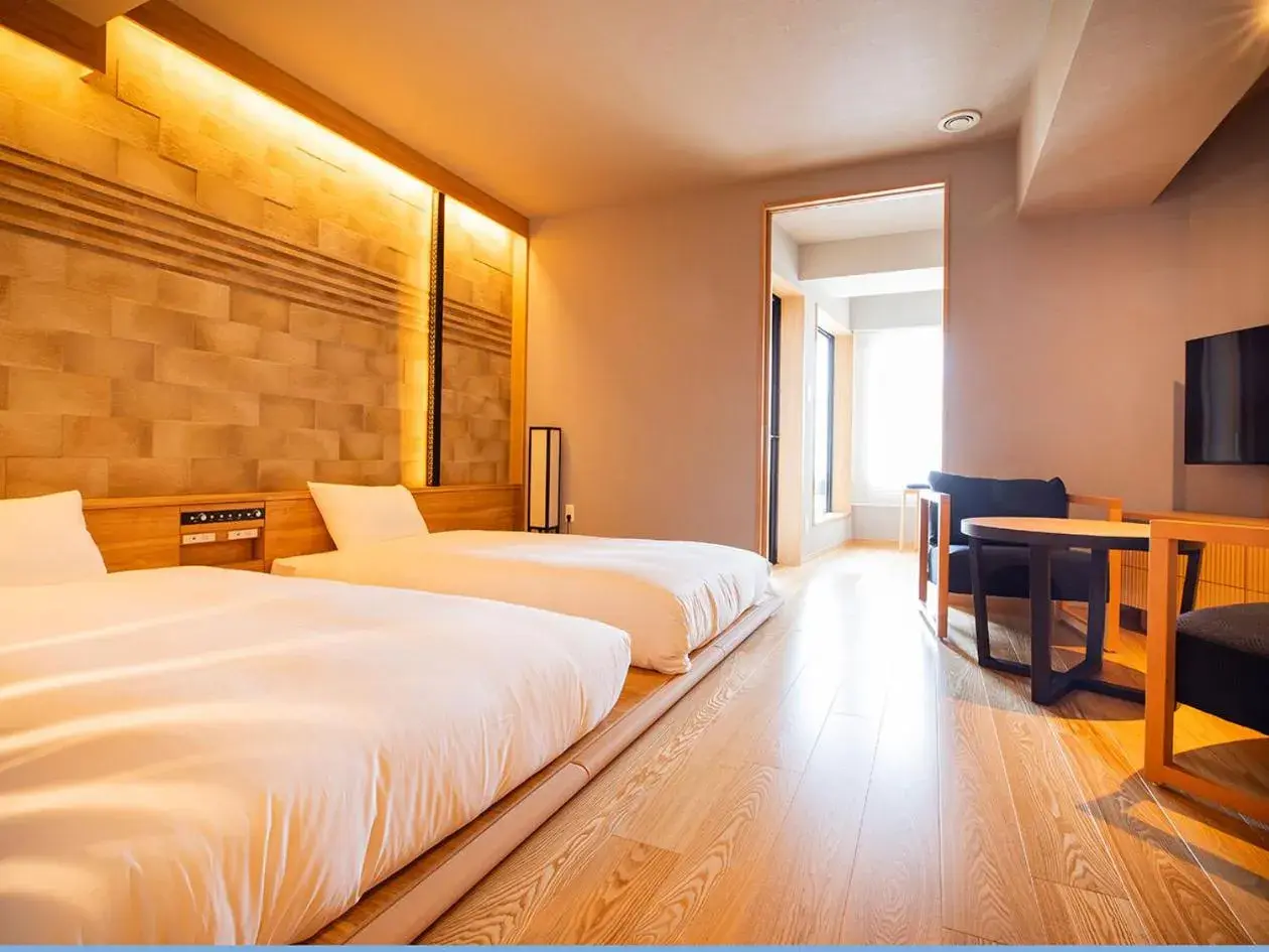 Bed in Yunokawa Prince Hotel Nagisatei Bed in Yunokawa Prince Hotel Nagisatei