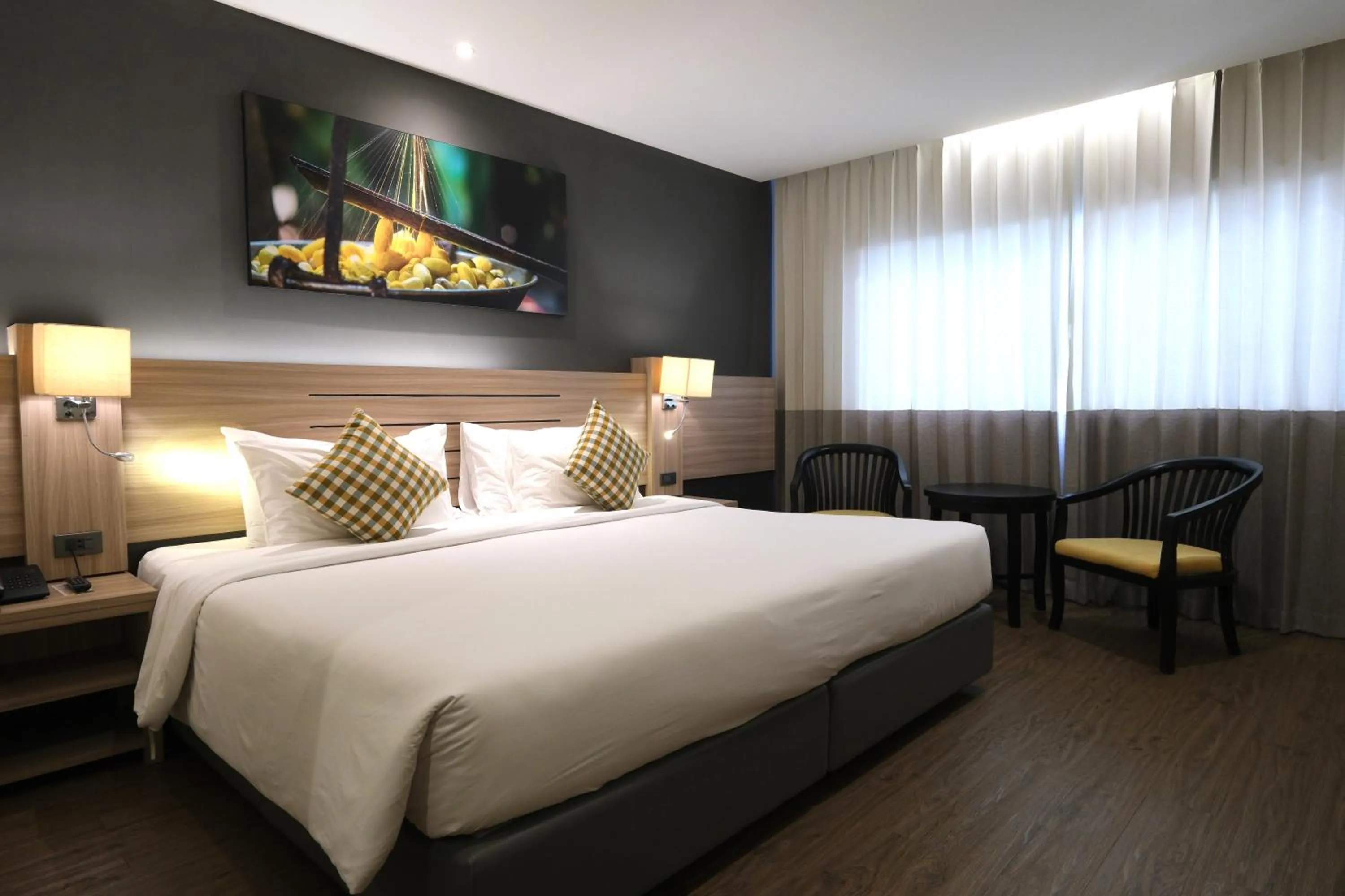 Bed in Le cassia Hotel