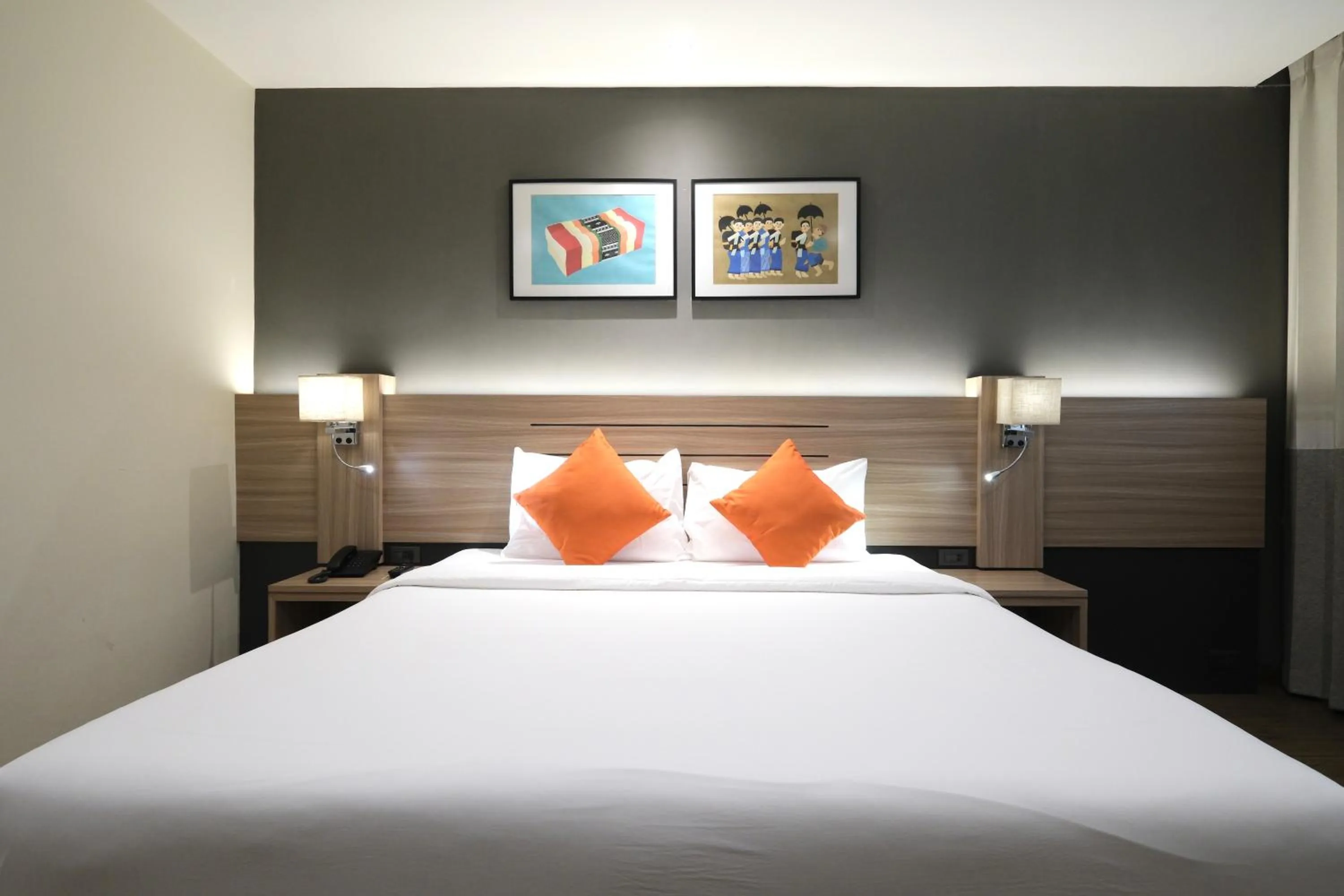 Bed in Le cassia Hotel