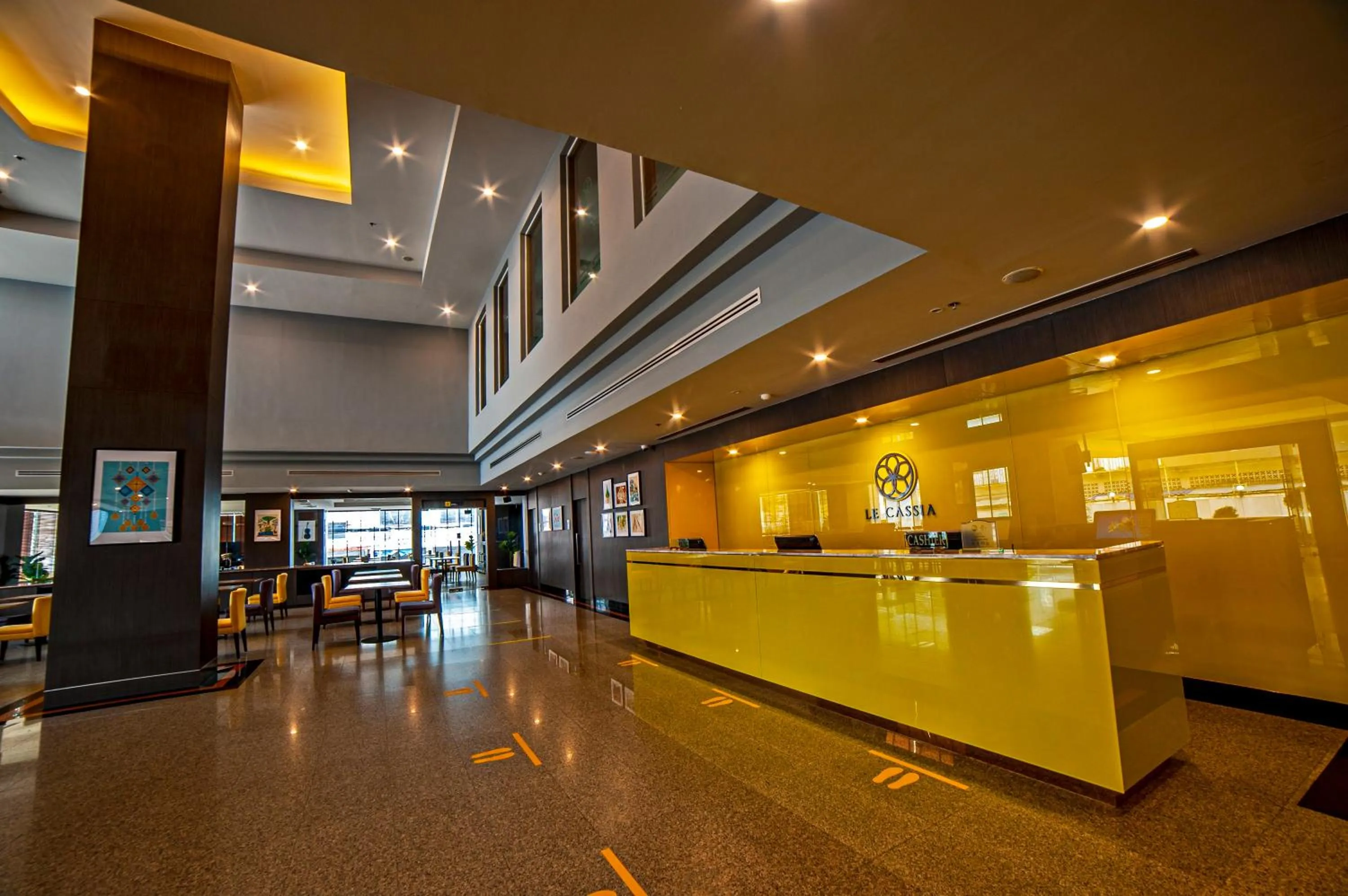 Lobby or reception in Le cassia Hotel