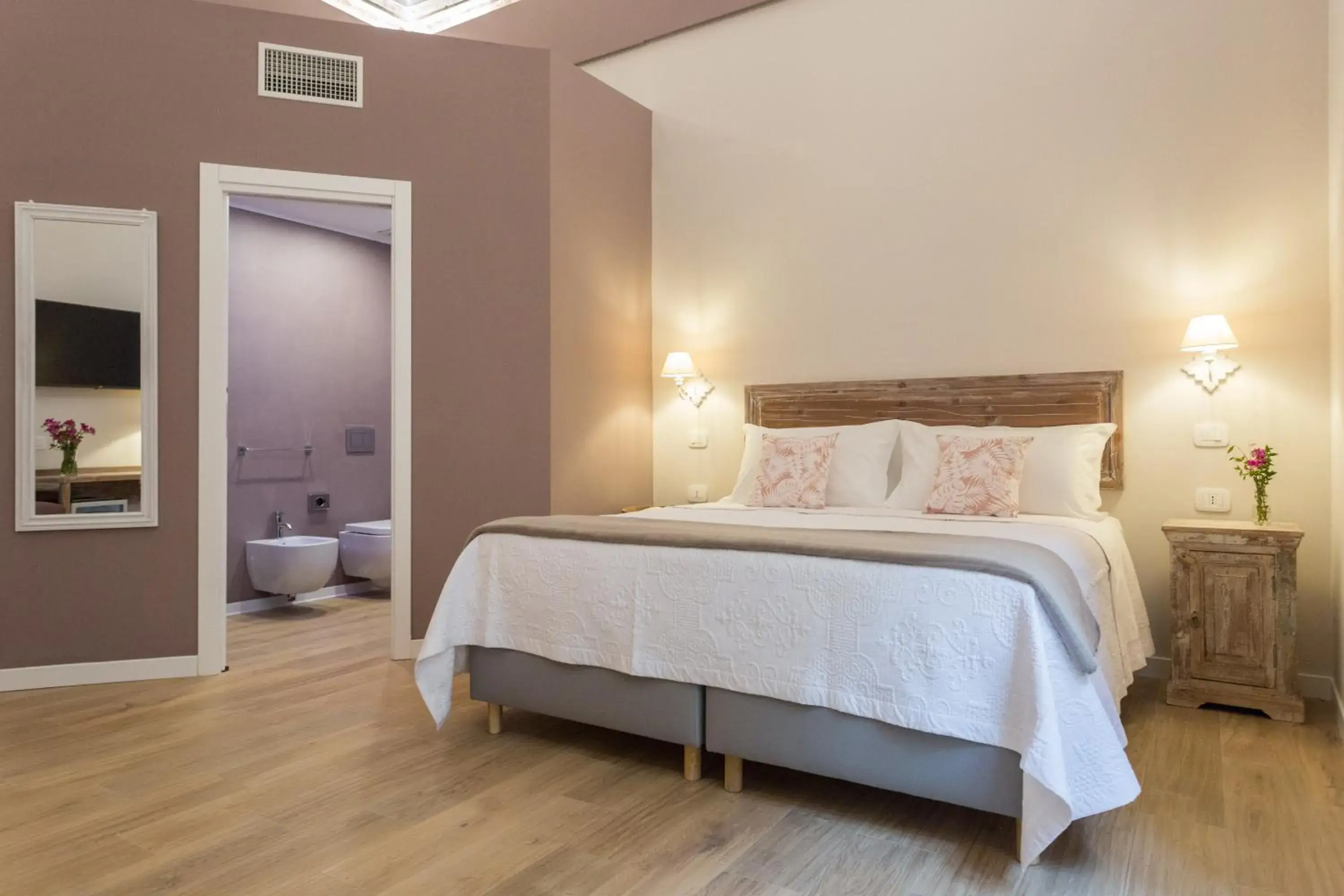 Bed in Bellaroto Suite & SPA Bed in Bellaroto Suite & SPA