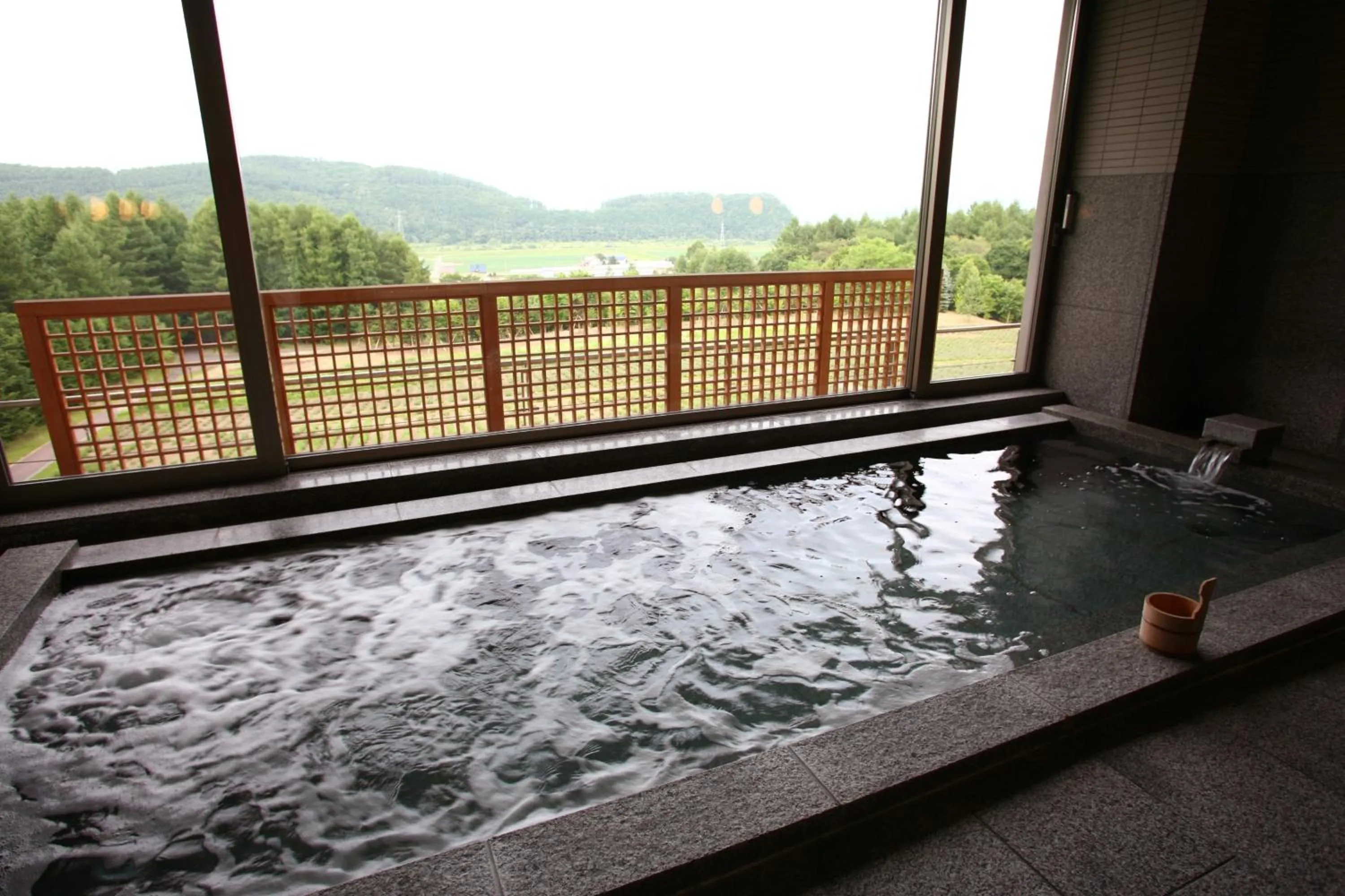 Hot Spring Bath in Furano Hotel