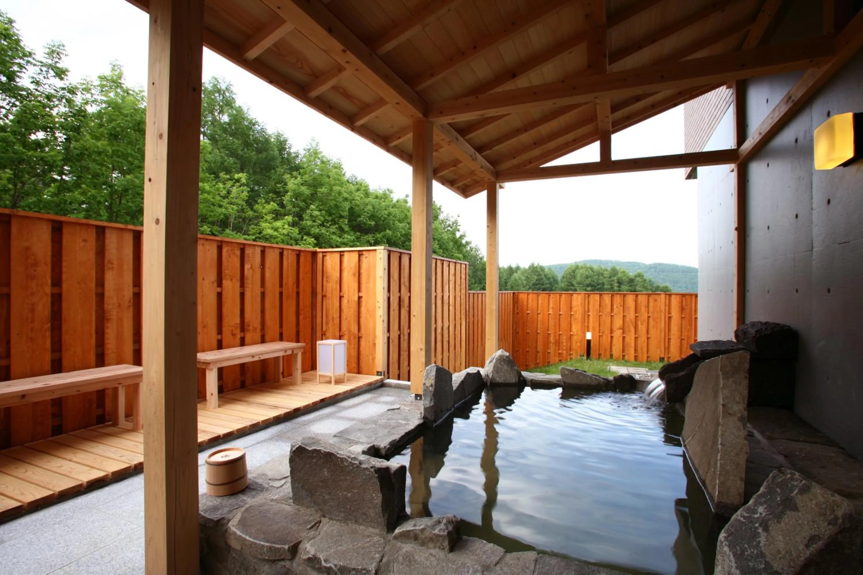 Hot Spring Bath in Furano Hotel