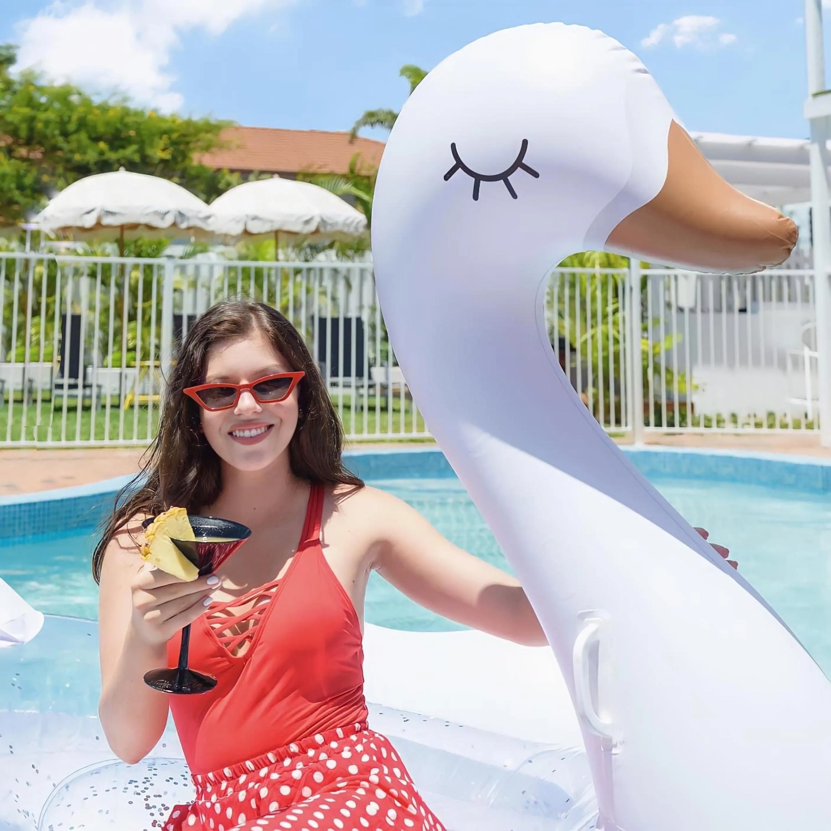 People in Blue Heron Boutique Motel