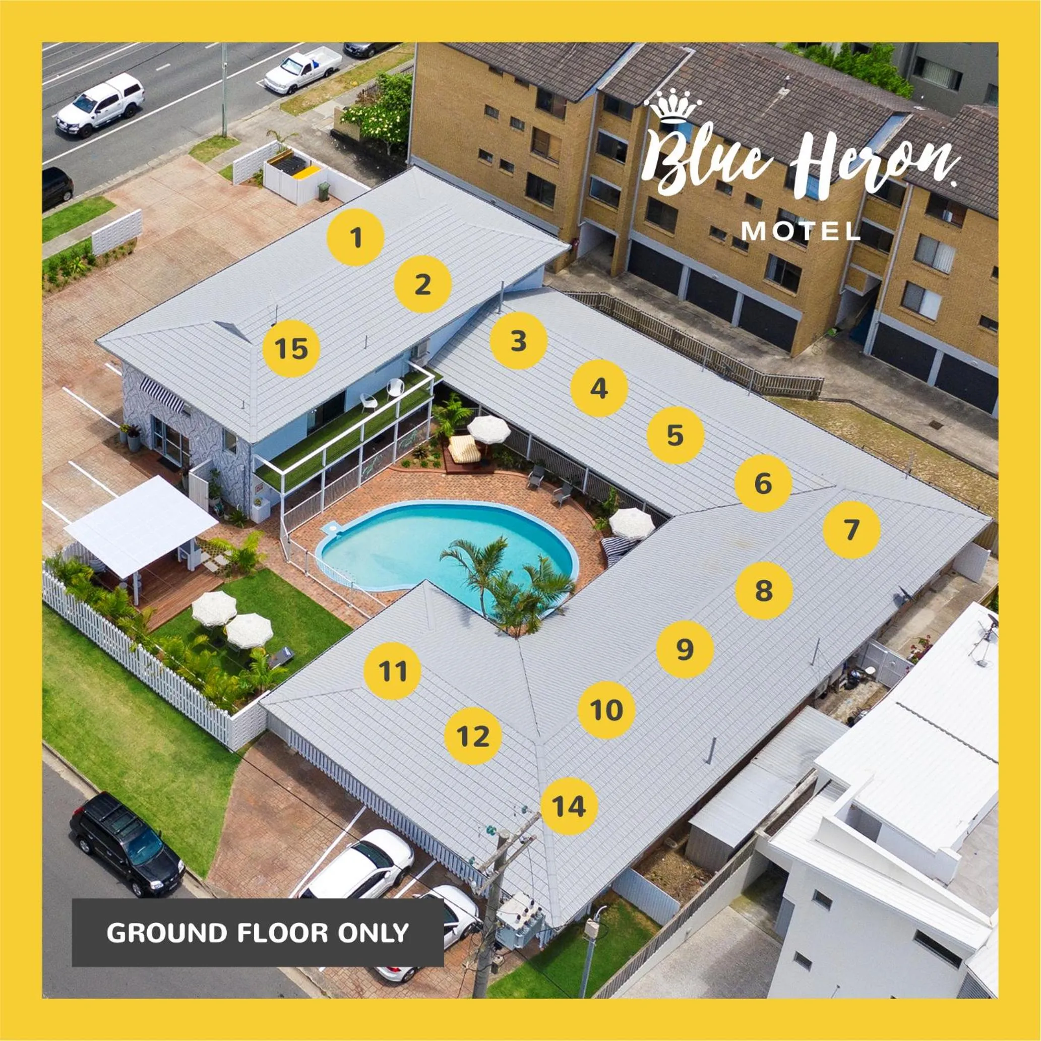 Property building in Blue Heron Boutique Motel